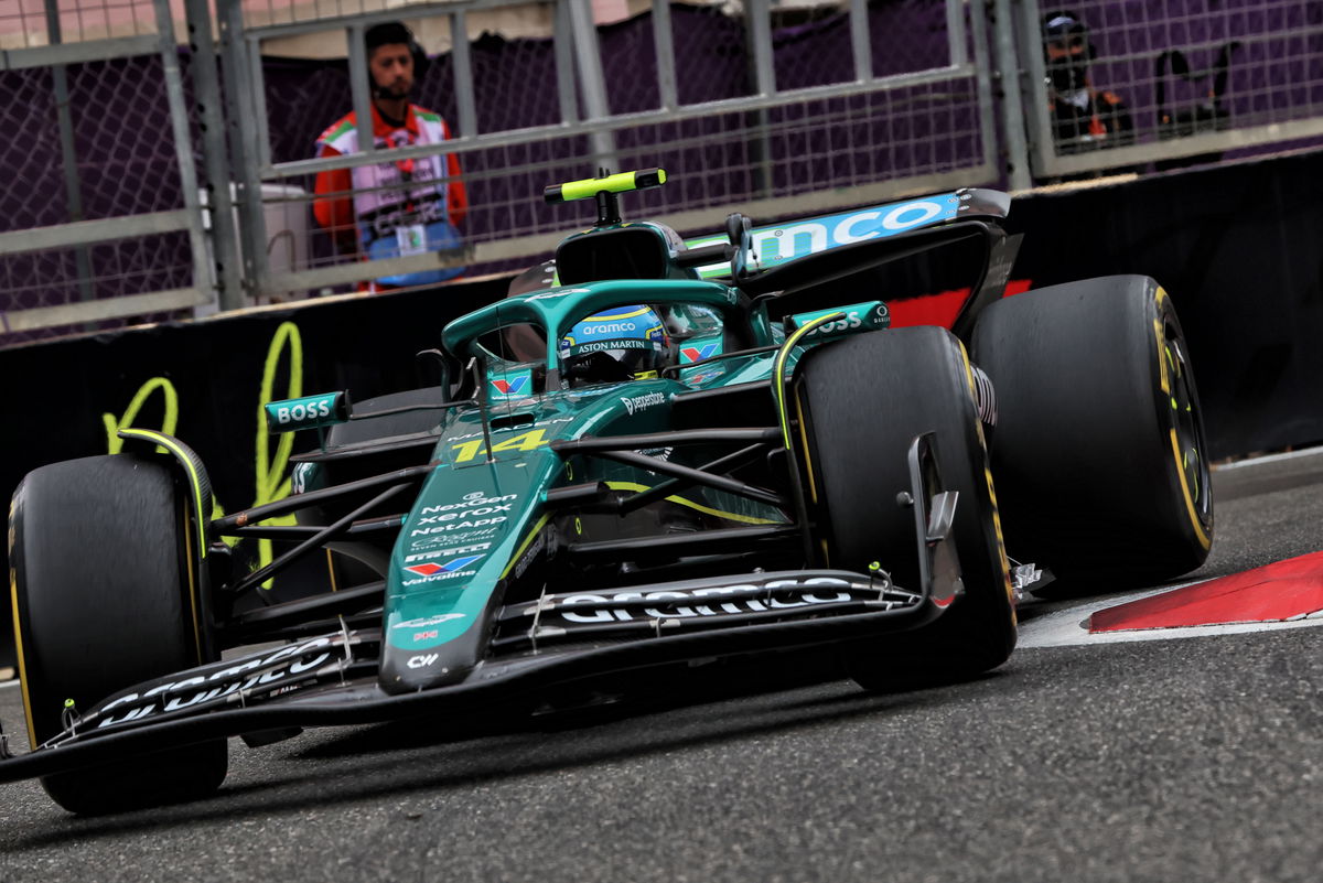 Fernando Alonso explains Azerbaijan GP F1 jump start after reacting to Oscar Piastri