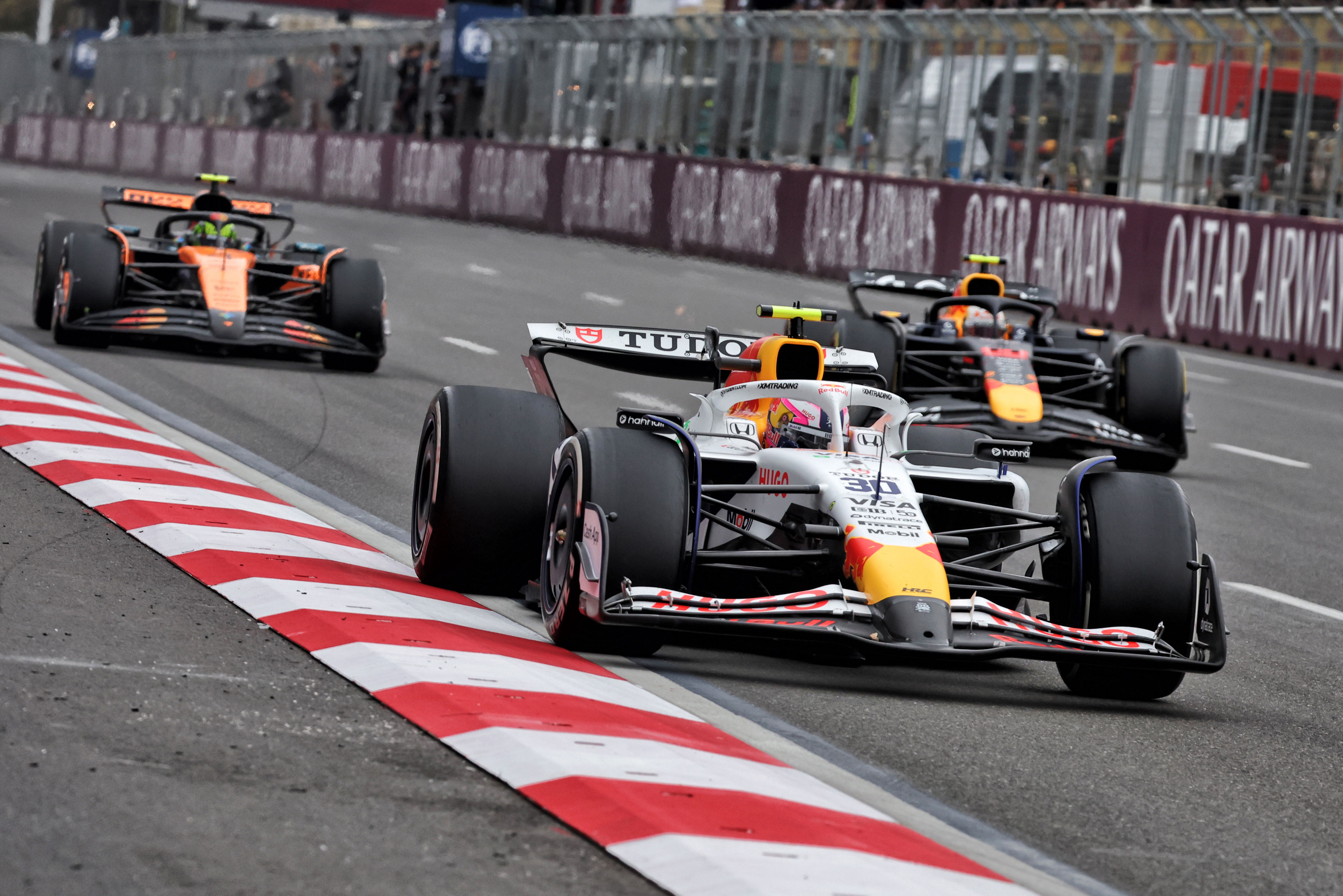 Lawson held off a handful of faster cars