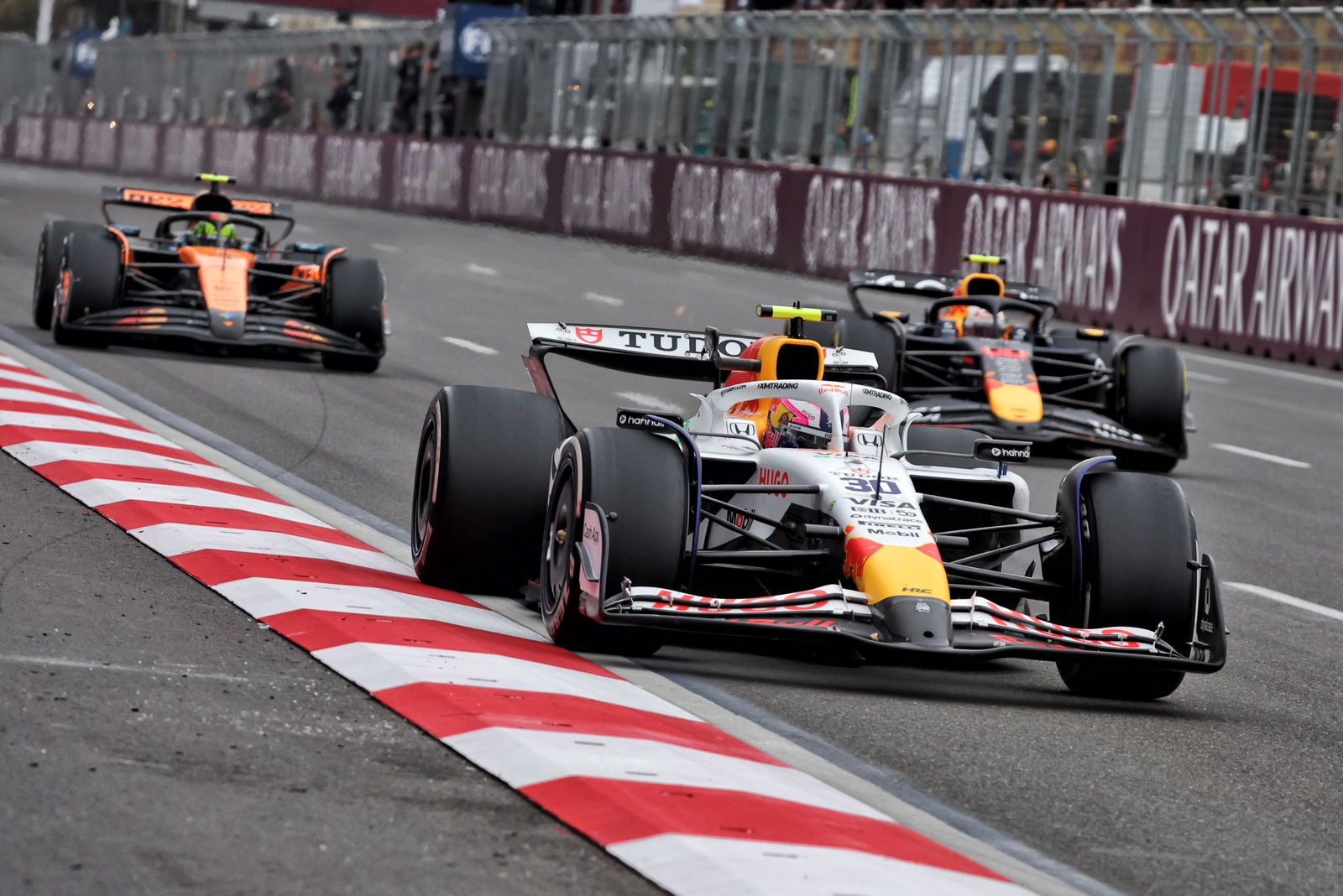 Lawson held off a handful of faster cars