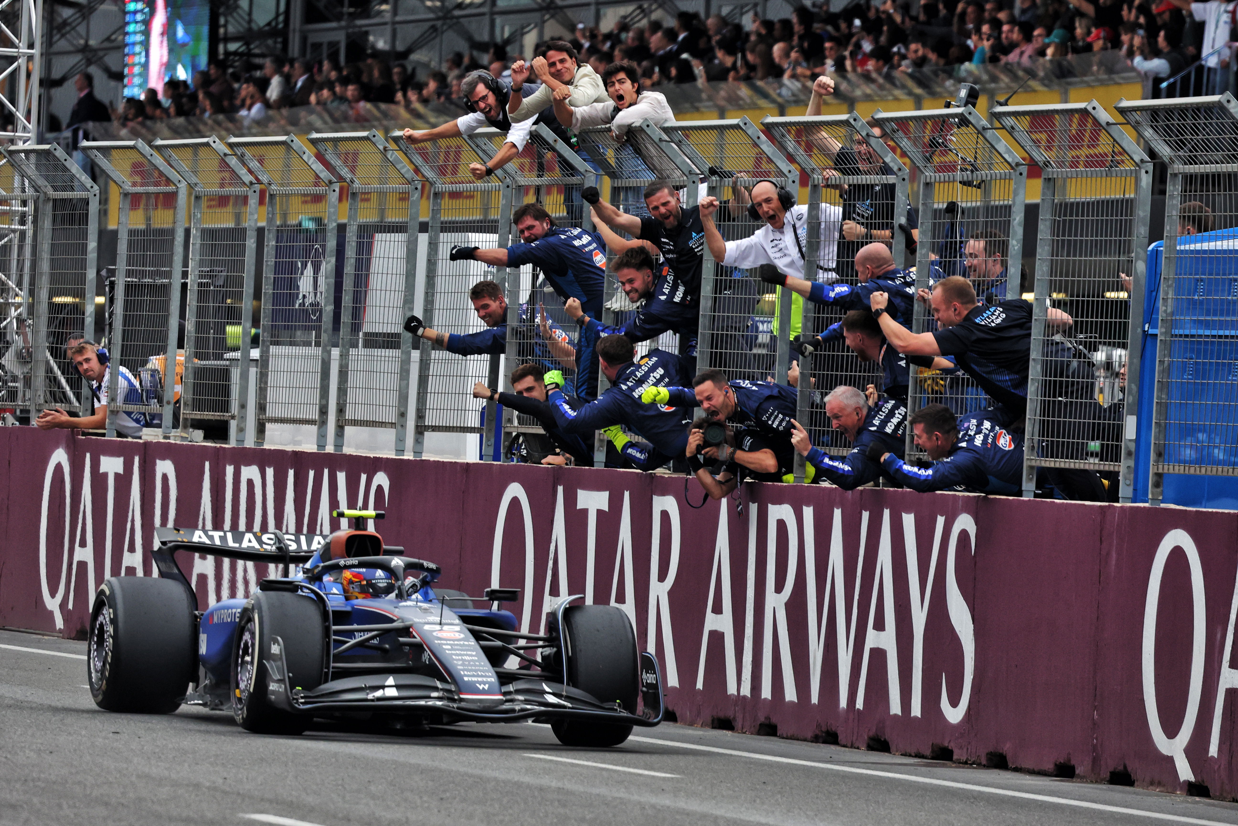 The moment Sainz claimed third