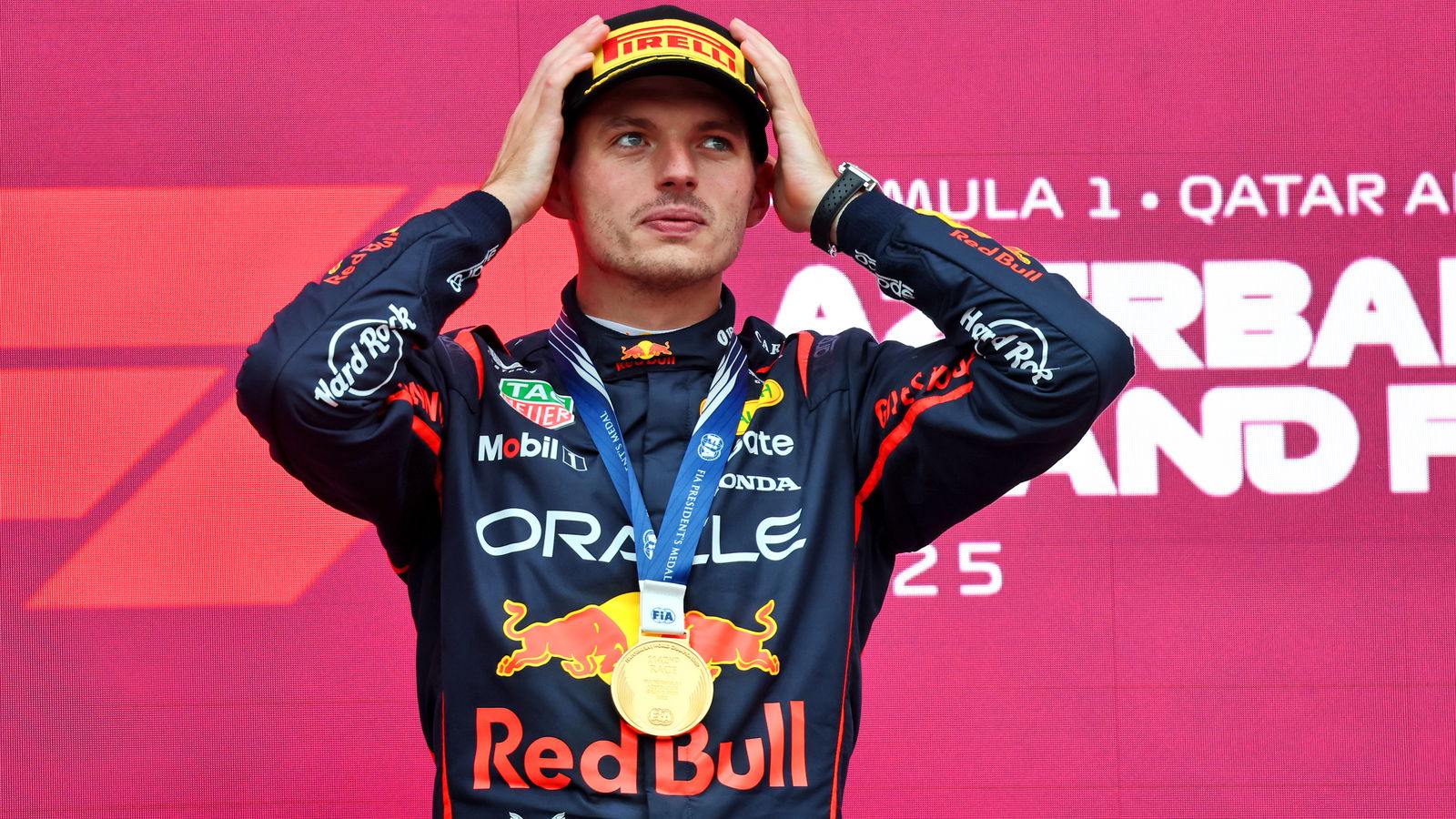 Verstappen has won four times in 2025