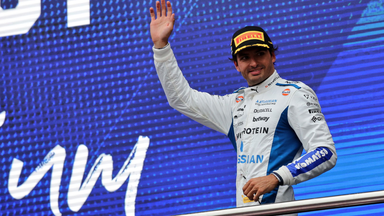 Sainz claimed a milestone podium for Williams