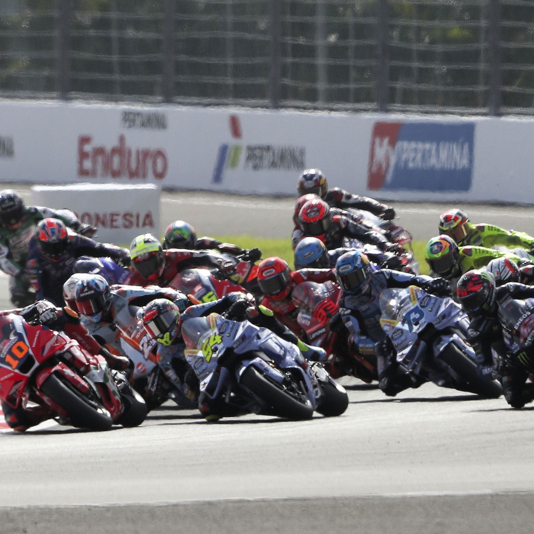 Start, 2025 Indonesian MotoGP Sprint