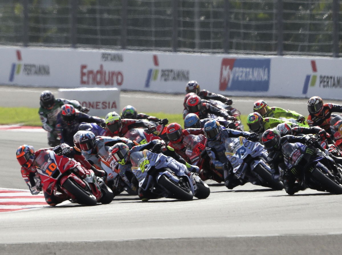 2025 Indonesian MotoGP, Mandalika - Sprint Race Results