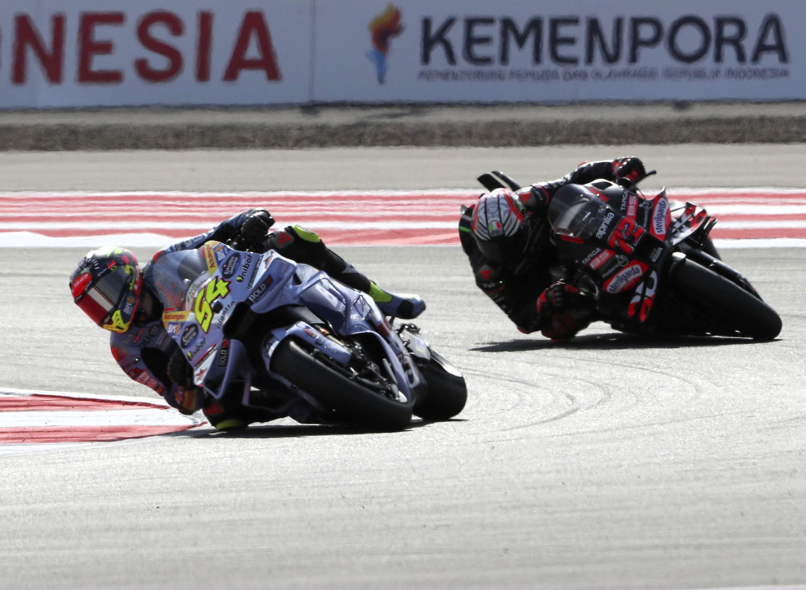 Fermin Aldeguer, Marco Bezzecchi, 2025 Indonesian MotoGP Sprint