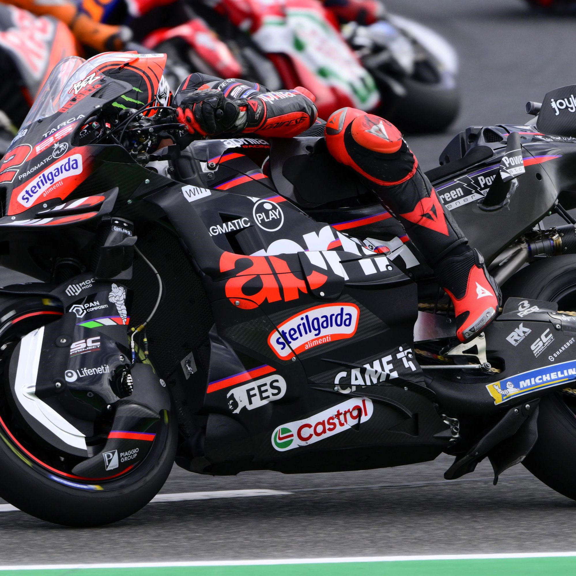 Marco Bezzecchi, long lap, 2025 Australian MotoGP