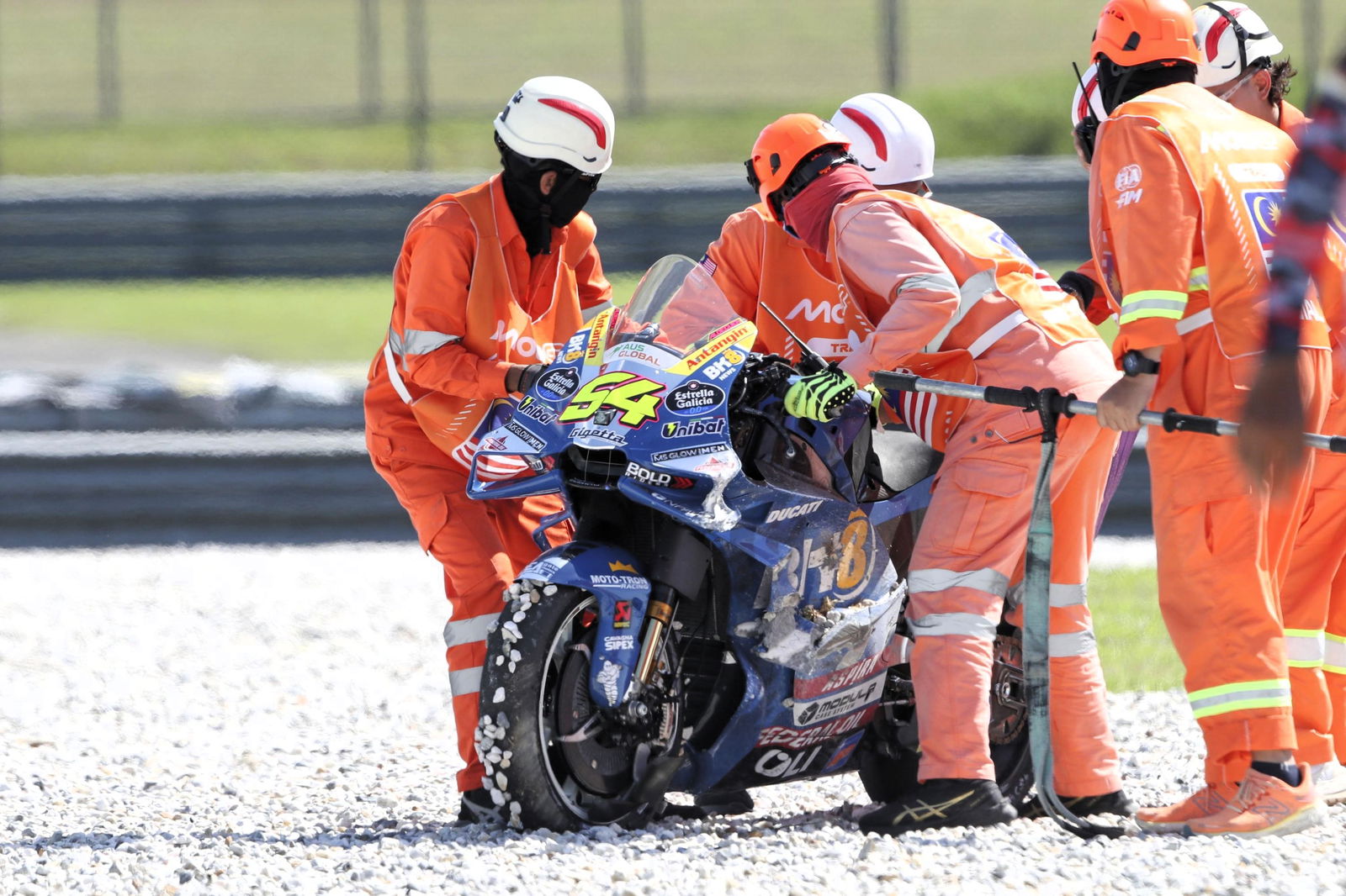 Fermin Aldeguer, crash, 2025 Malaysian MotoGP