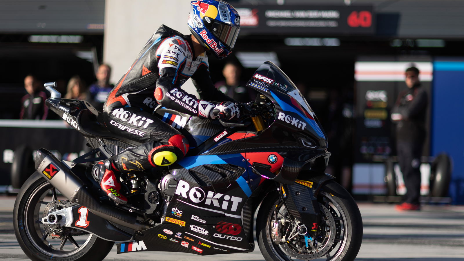 Toprak Razgatlioglu, 2025 Aragon WorldSBK, pit lane. Credit: Gold and Goose.