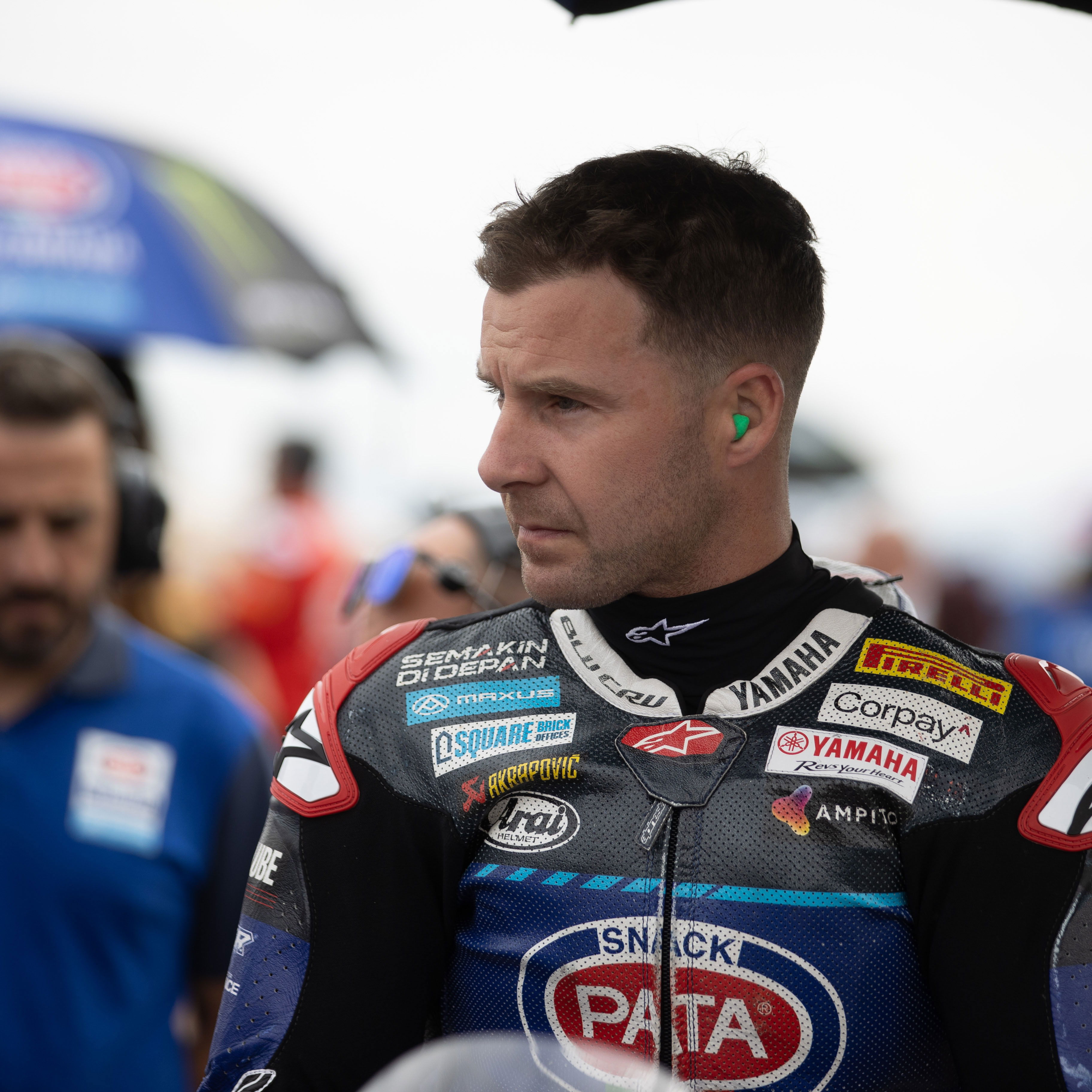 Jonathan Rea, 2025 Aragon WorldSBK, grid. Credit: Gold and Goose.