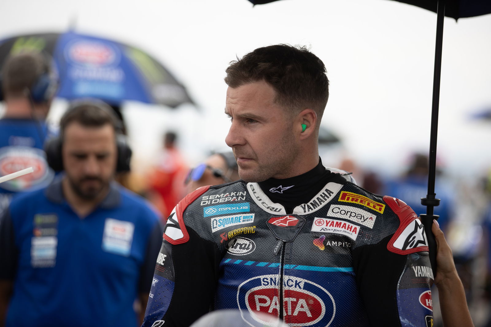 Jonathan Rea, 2025 Aragon WorldSBK, grid. Credit: Gold and Goose.