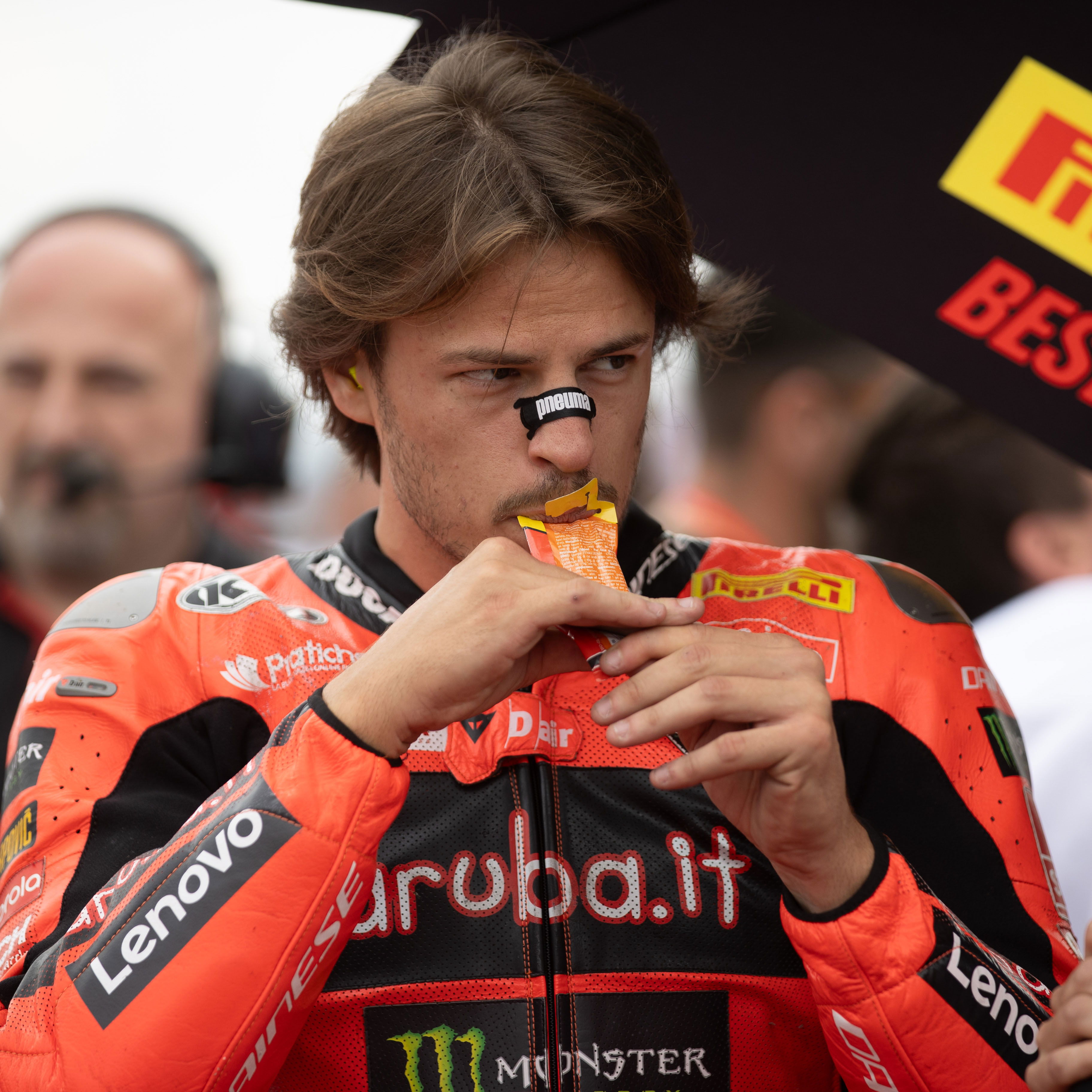 Nicolo Bulega, 2025 Aragon WorldSBK, grid. Credit: Gold and Goose.