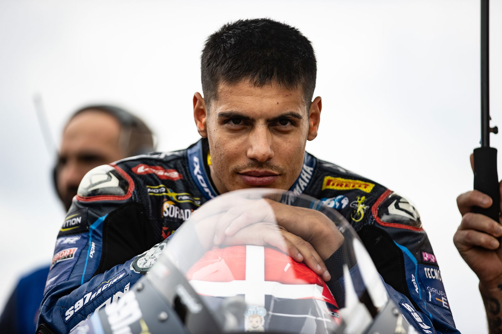 Michael Ruben Rinaldi, 2025 Aragon WorldSBK, grid. Credit: Gold and Goose.