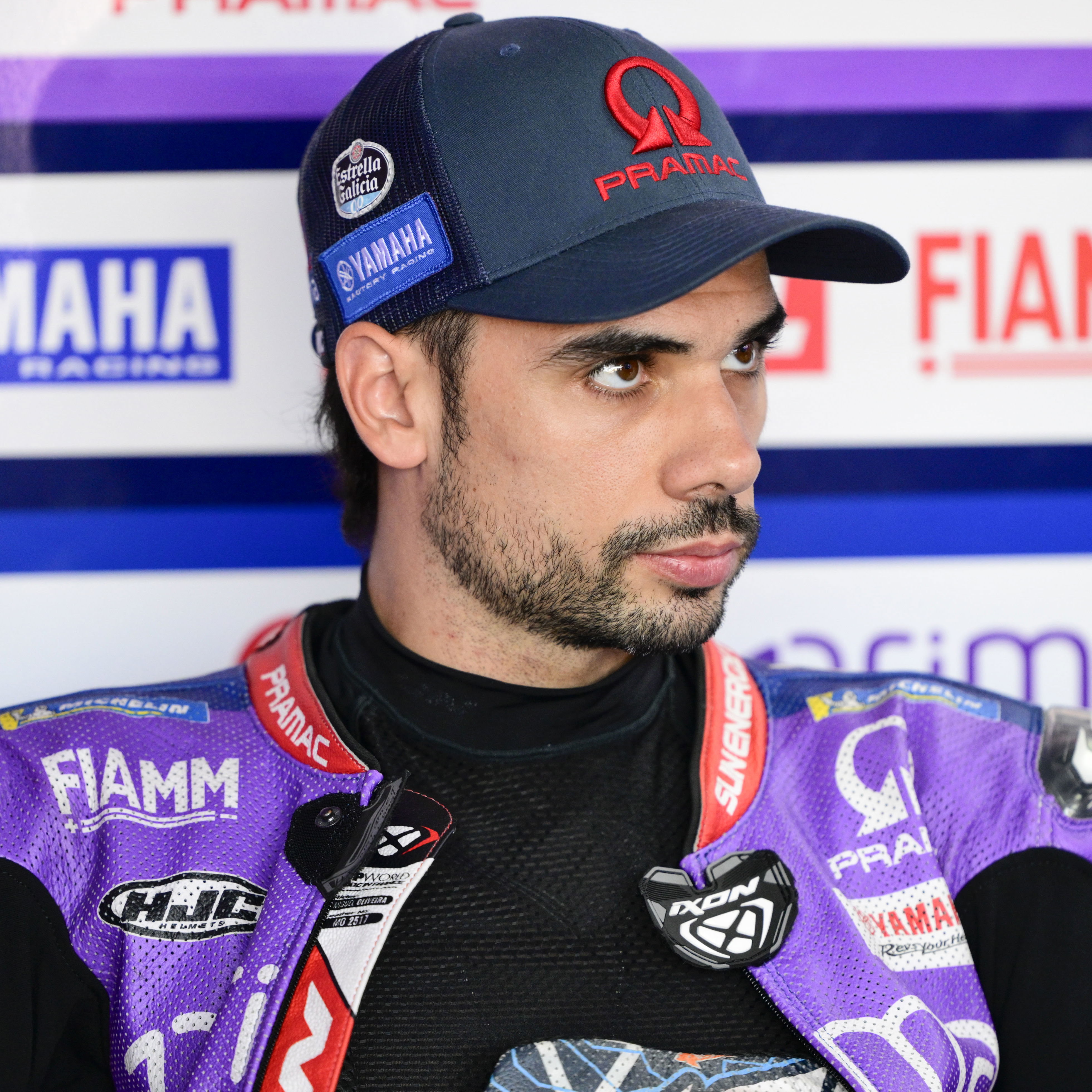 Miguel Oliveira, 2025 MotoGP Indonesian Grand Prix, pit box. Credit: Gold and Goose.