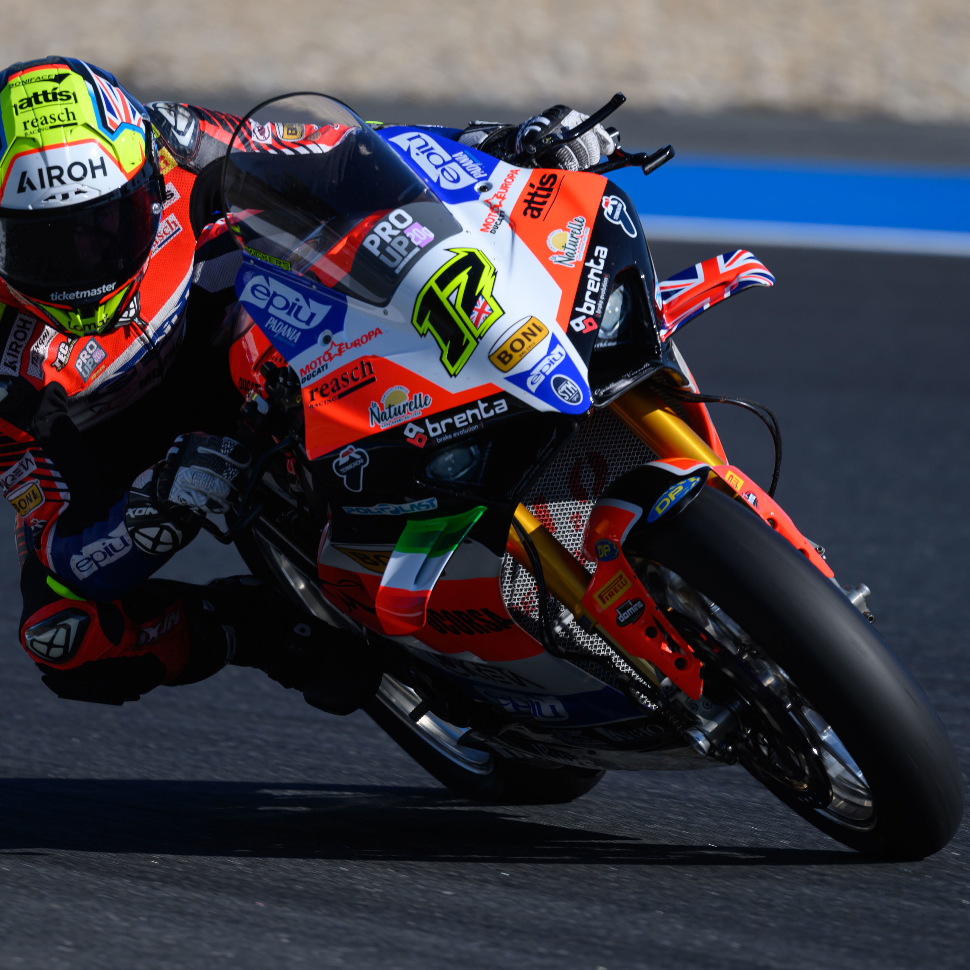Ryan Vickers, 2025 Estoril WorldSBK. Credit: Gold and Goose.