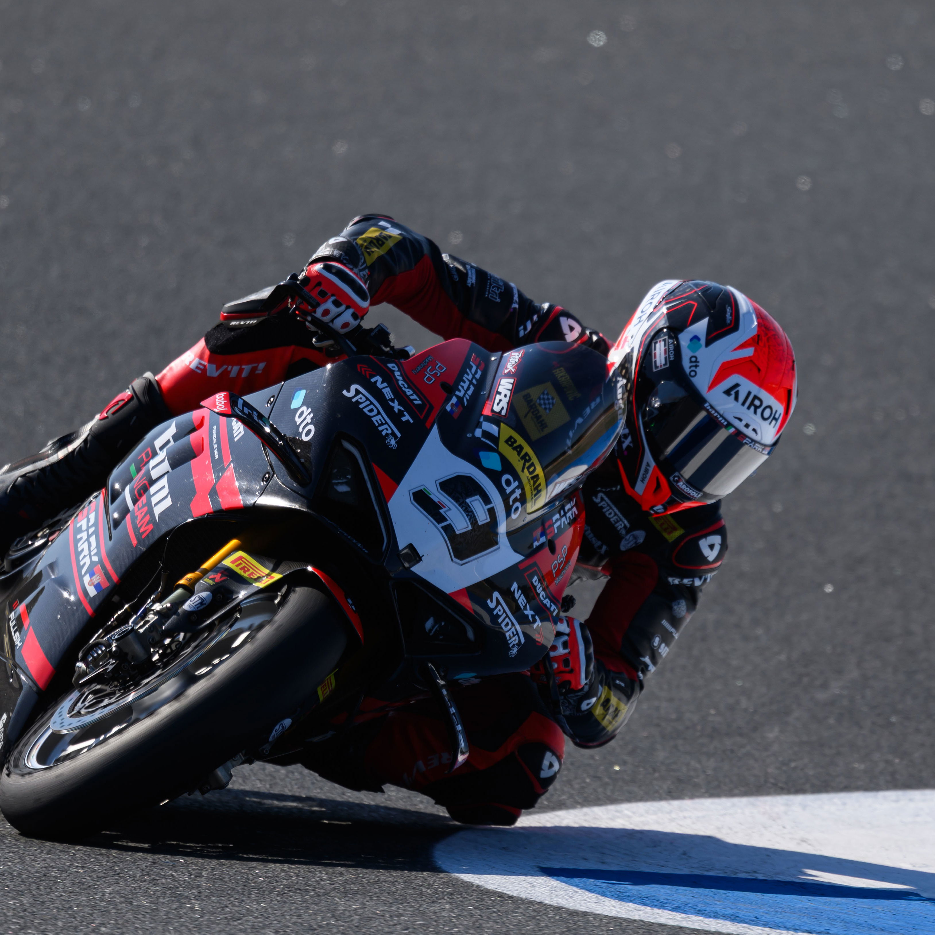 Danilo Petrucci, 2025 Estoril WorldSBK. Credit: Gold and Goose.