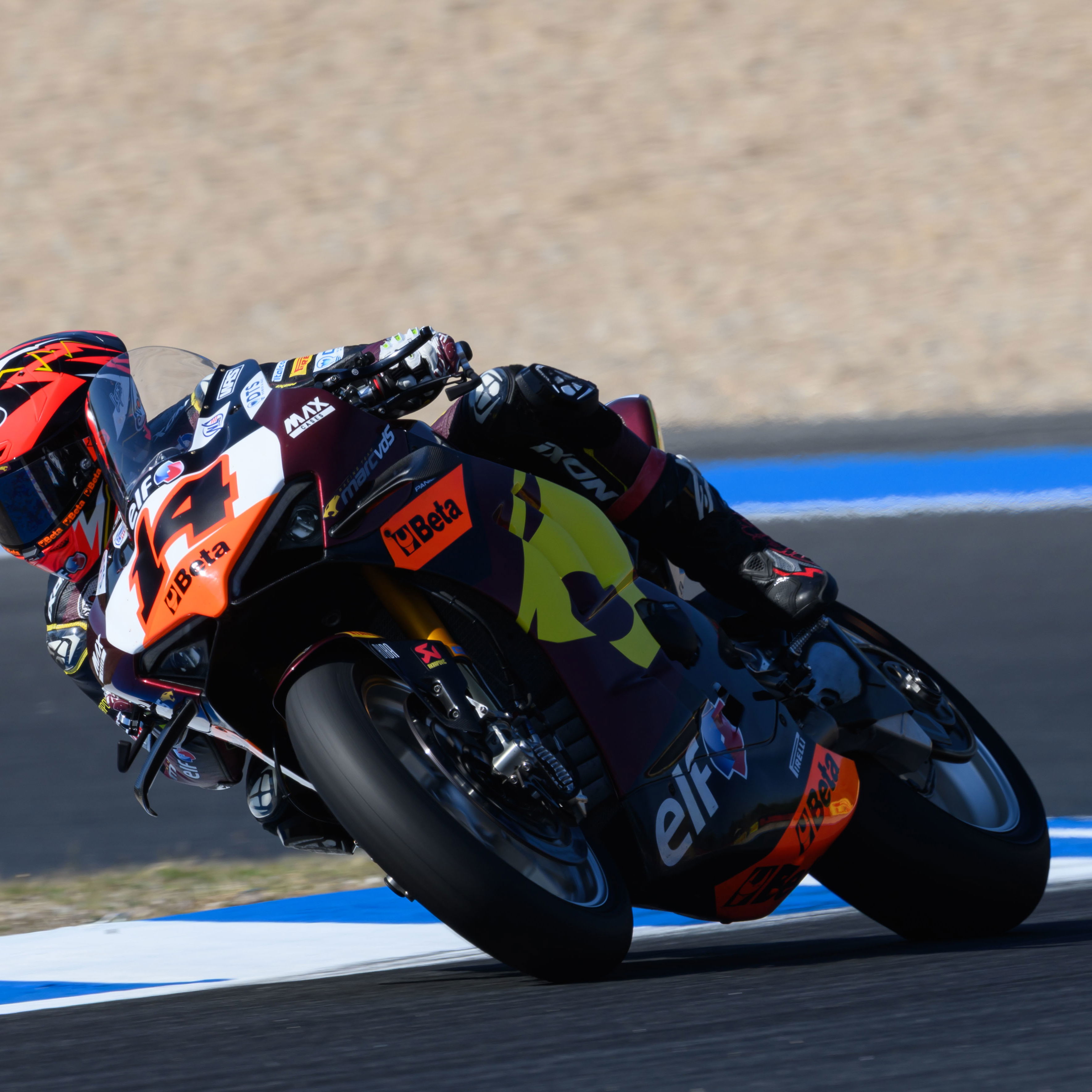 Sam Lowes, 2025 Estoril WorldSBK. Credit: Gold and Goose.