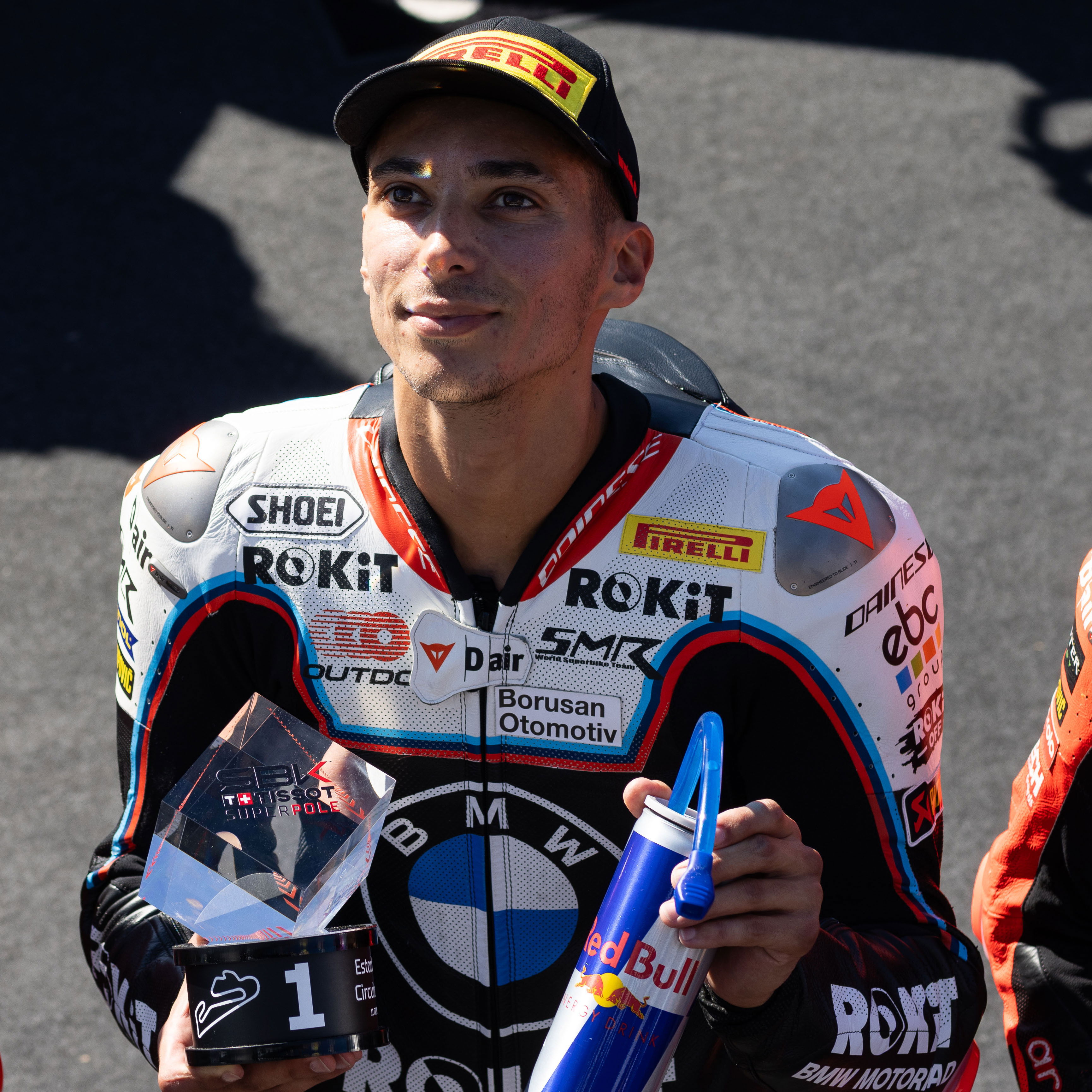Toprak Razgatlioglu, 2025 Estoril WorldSBK, parc ferme. Credit: Gold and Goose.