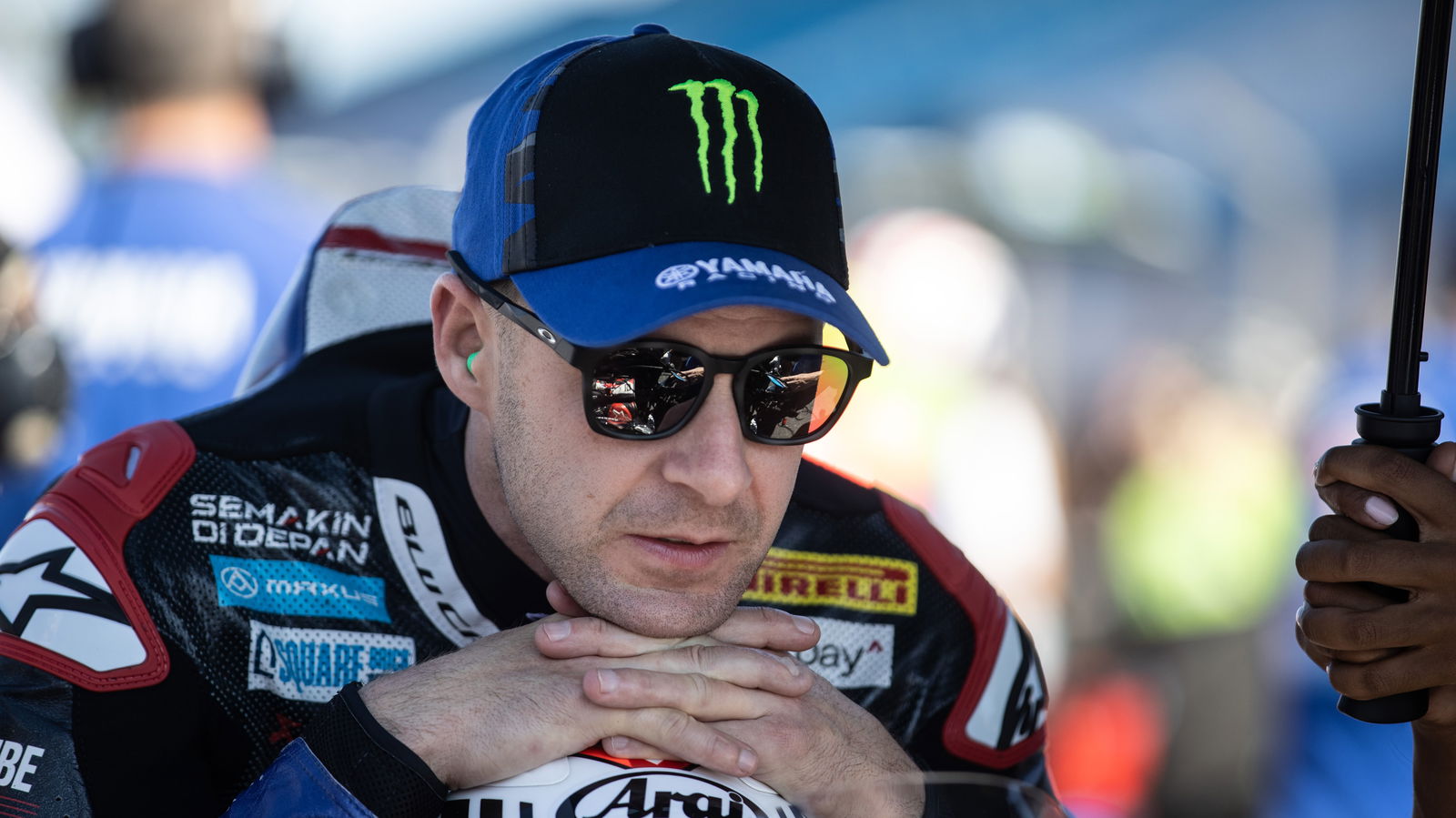 Jonathan Rea, 2025 Estoril WorldSBK, grid. Credit: Gold and Goose.