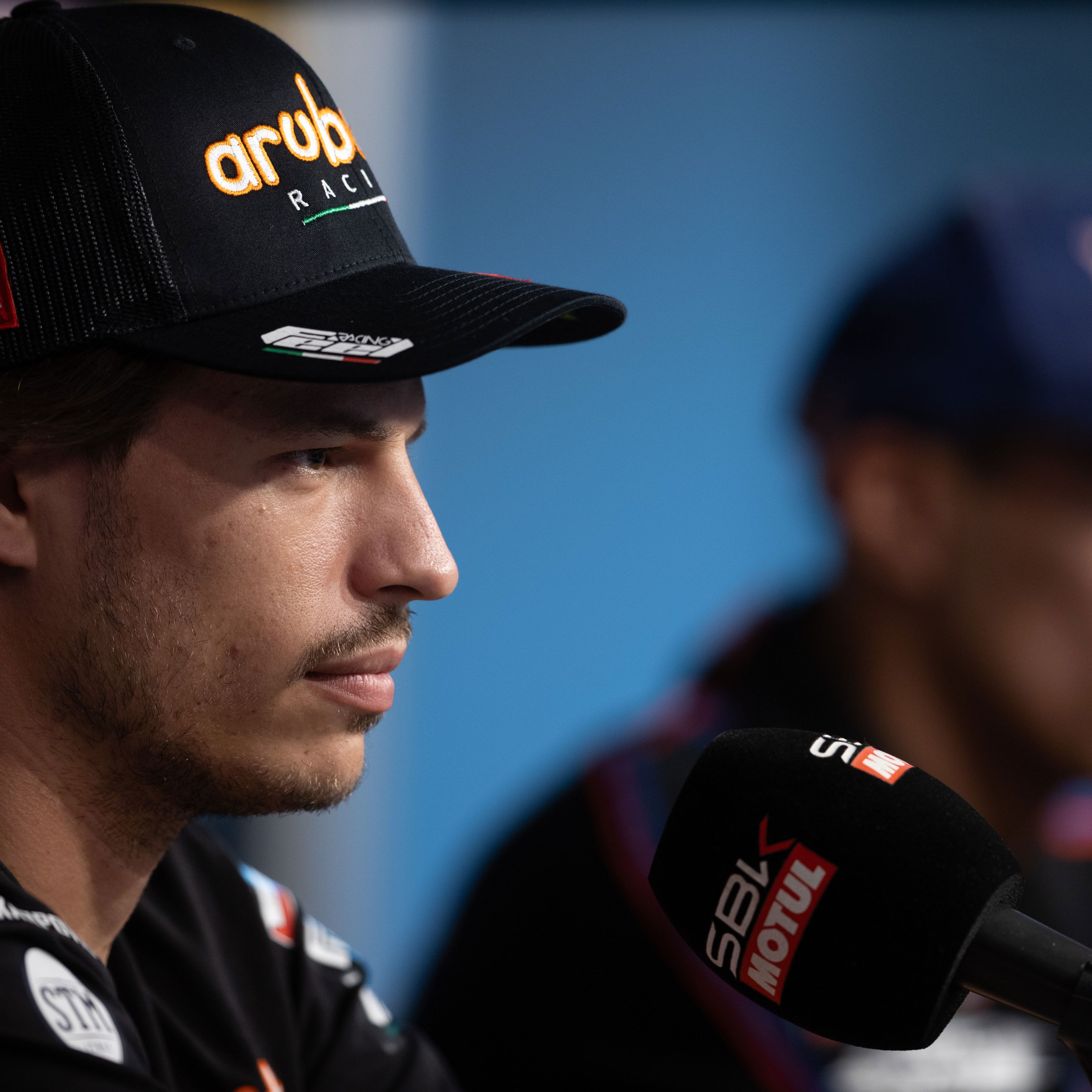 Nicolo Bulega, 2025 Spanish WorldSBK, pre-event press conference. Credit: Gold and Goose.