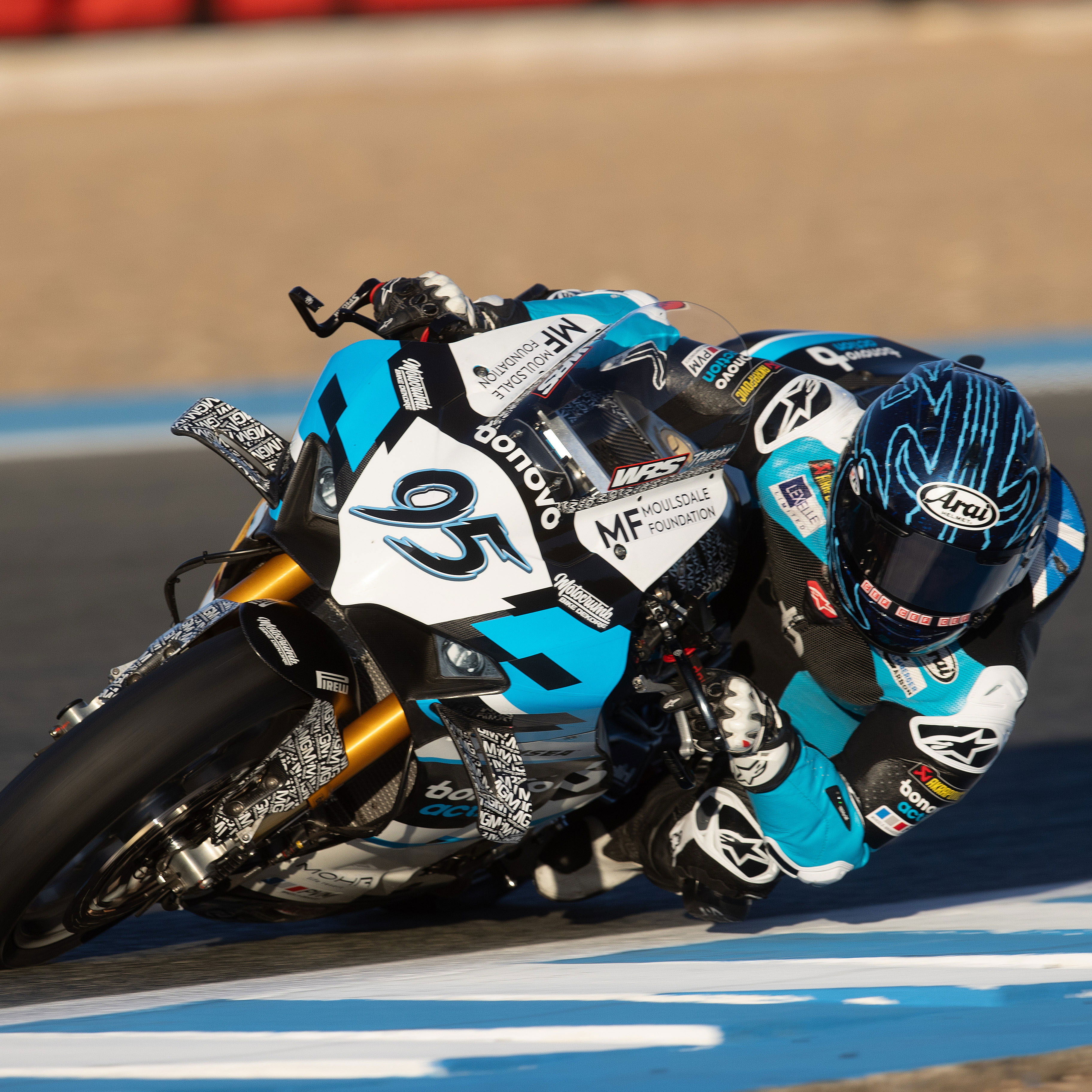 Tarran Mackenzie, 2025 Spanish WorldSBK. Credit: Gold and Goose.