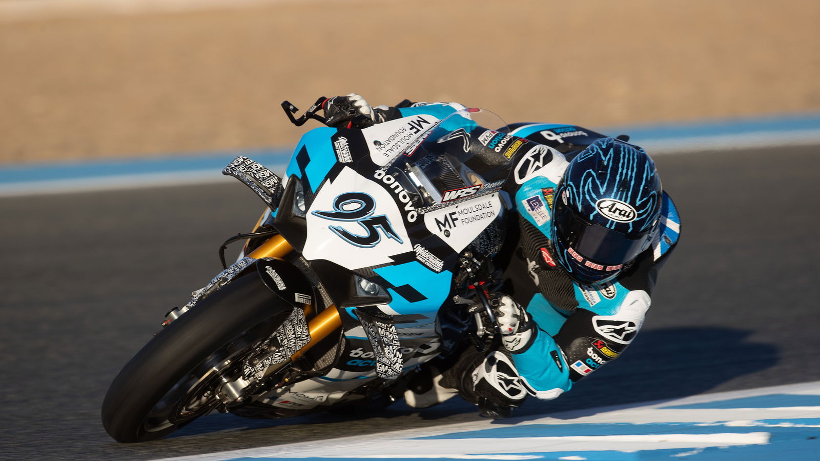 Tarran Mackenzie, 2025 Spanish WorldSBK. Credit: Gold and Goose.