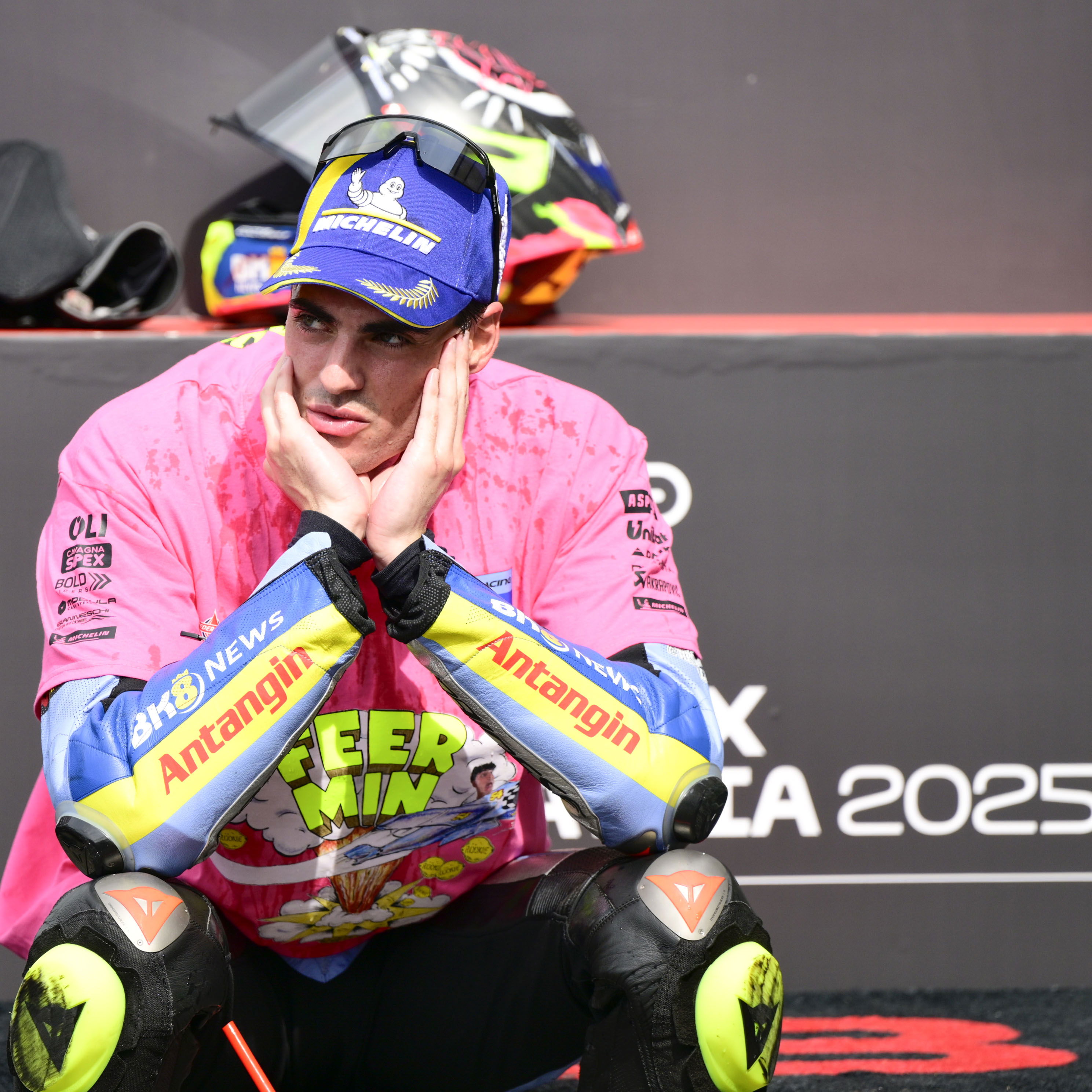 Fermin Aldeguer, 2025 MotoGP Malaysian Grand Prix, Sprint podium. Credit: Gold and Goose.
