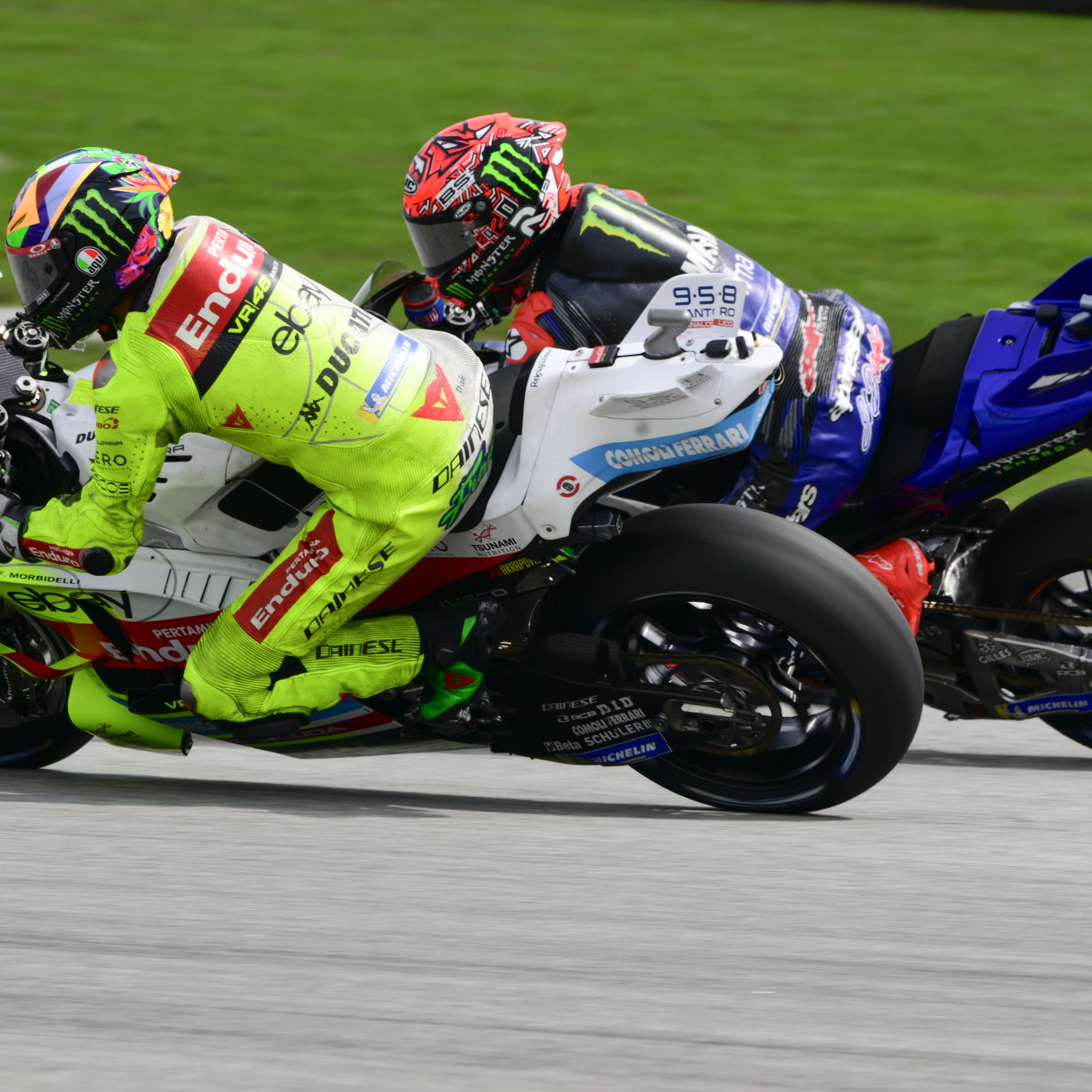Franco Morbidelli, Fabio Quartararo, 2025 Malaysian MotoGP