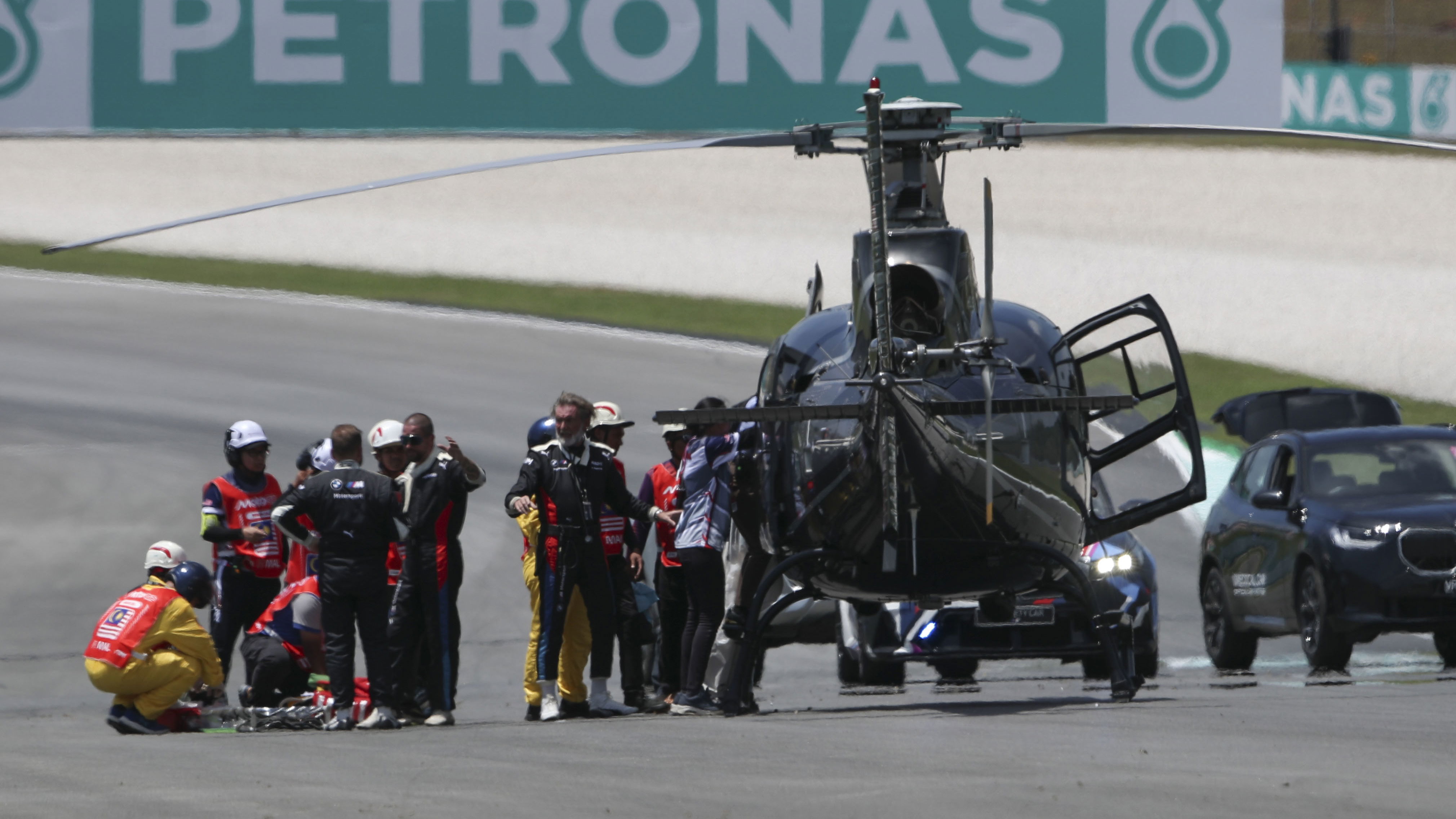 Moto3 accident at the 2025 Malaysian Grand Prix
