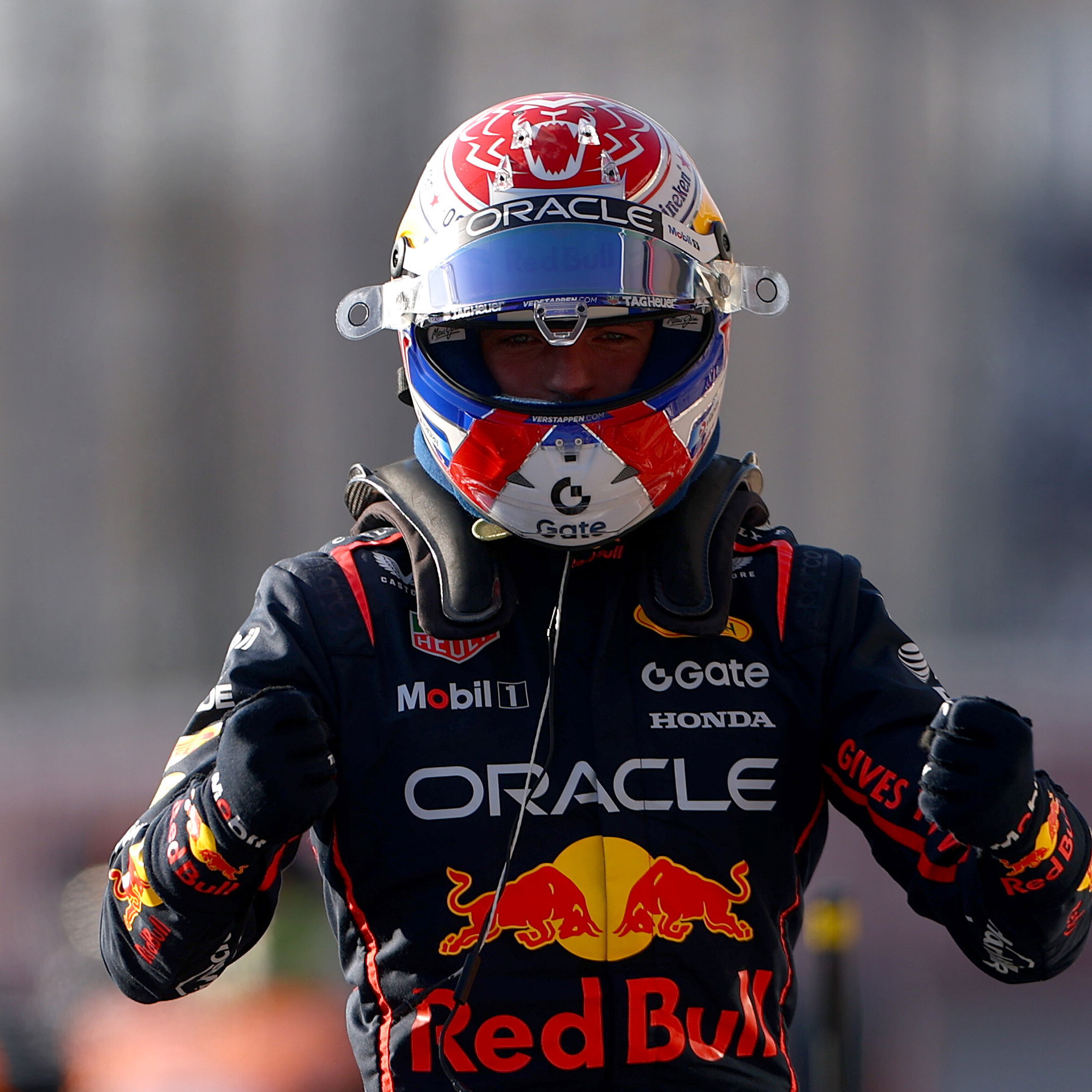 Verstappen celebrates another pole in Austin