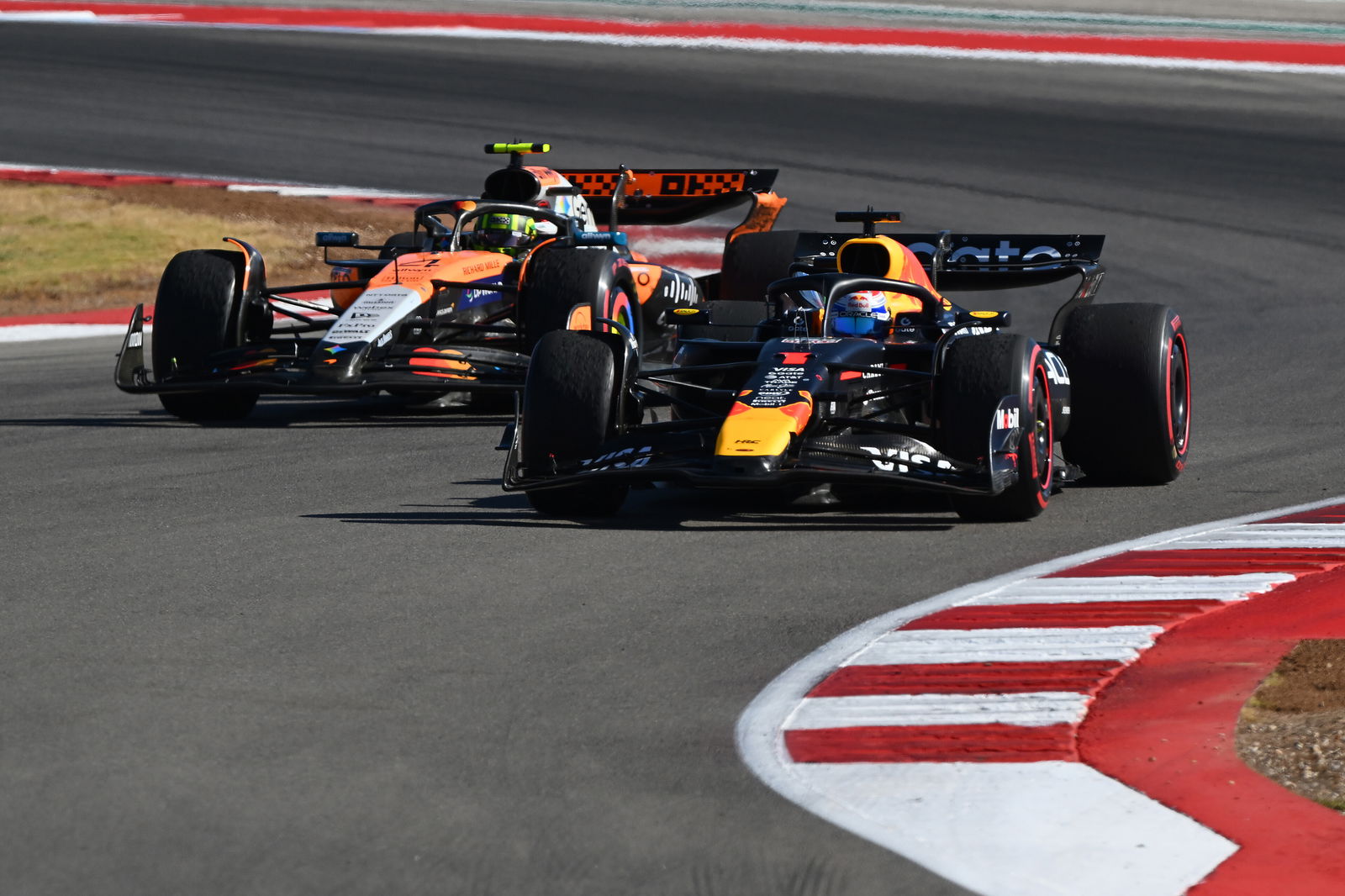 Verstappen is catching both McLarens