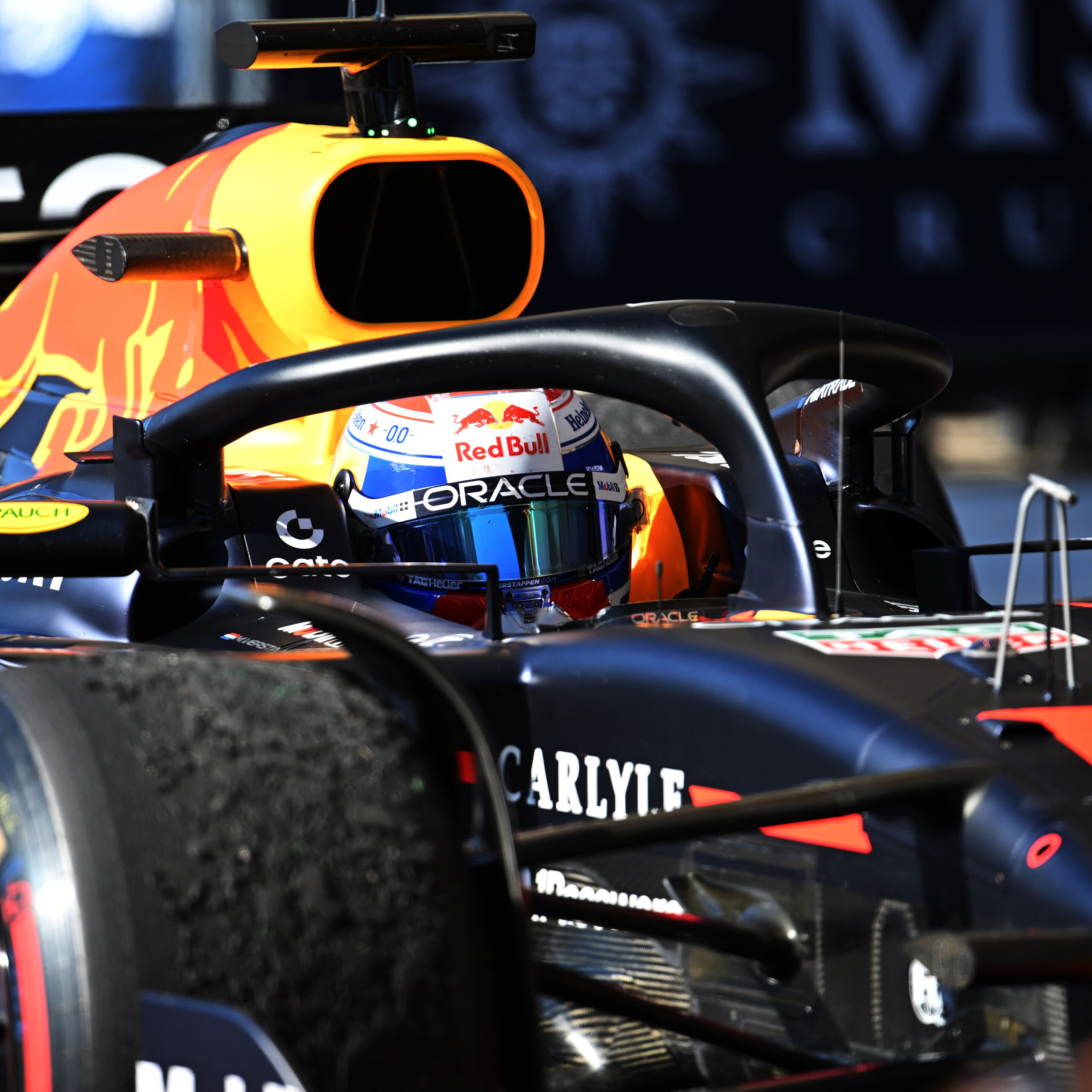 Verstappen is catching the McLaren drivers