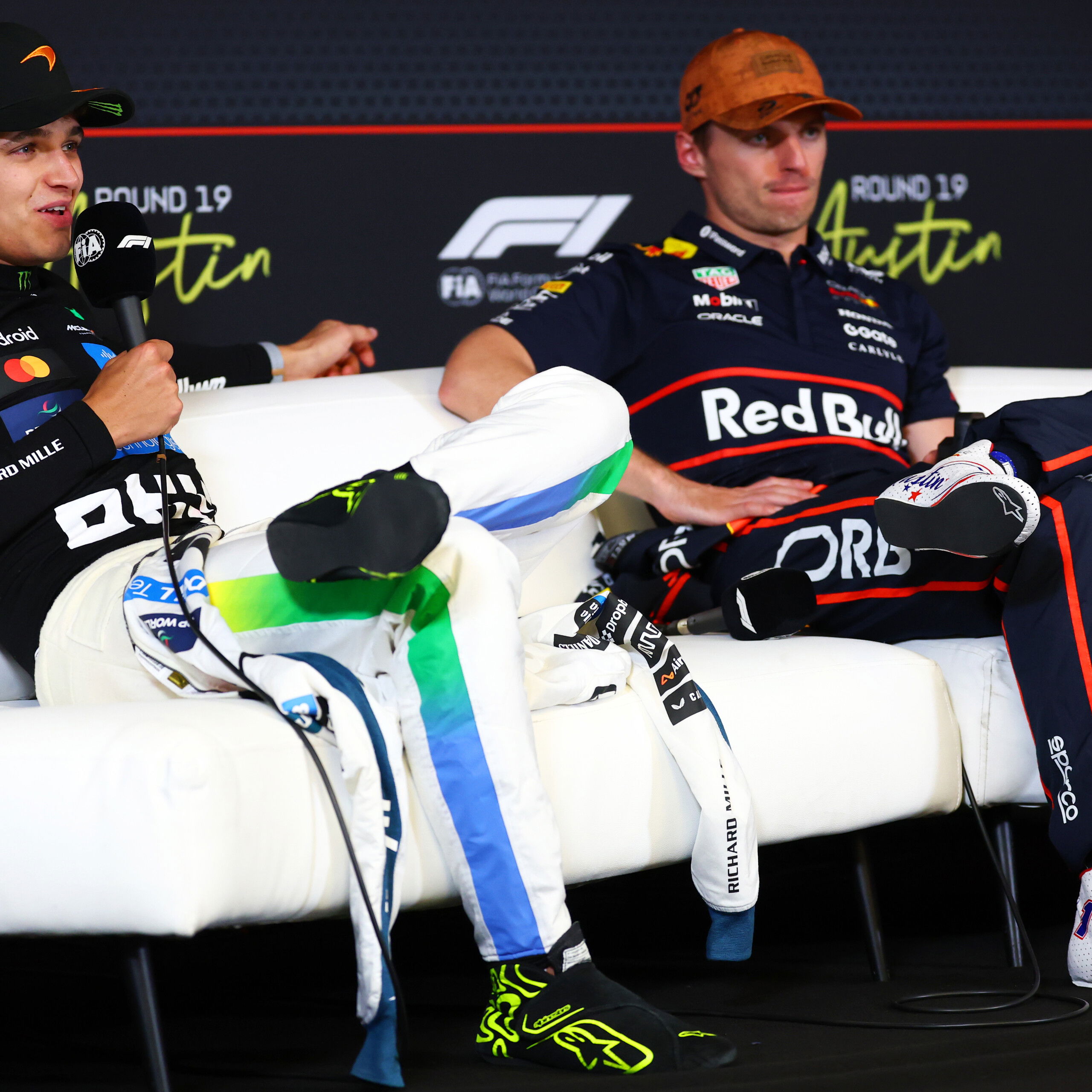 Norris shared a joke in the post-race press conference 