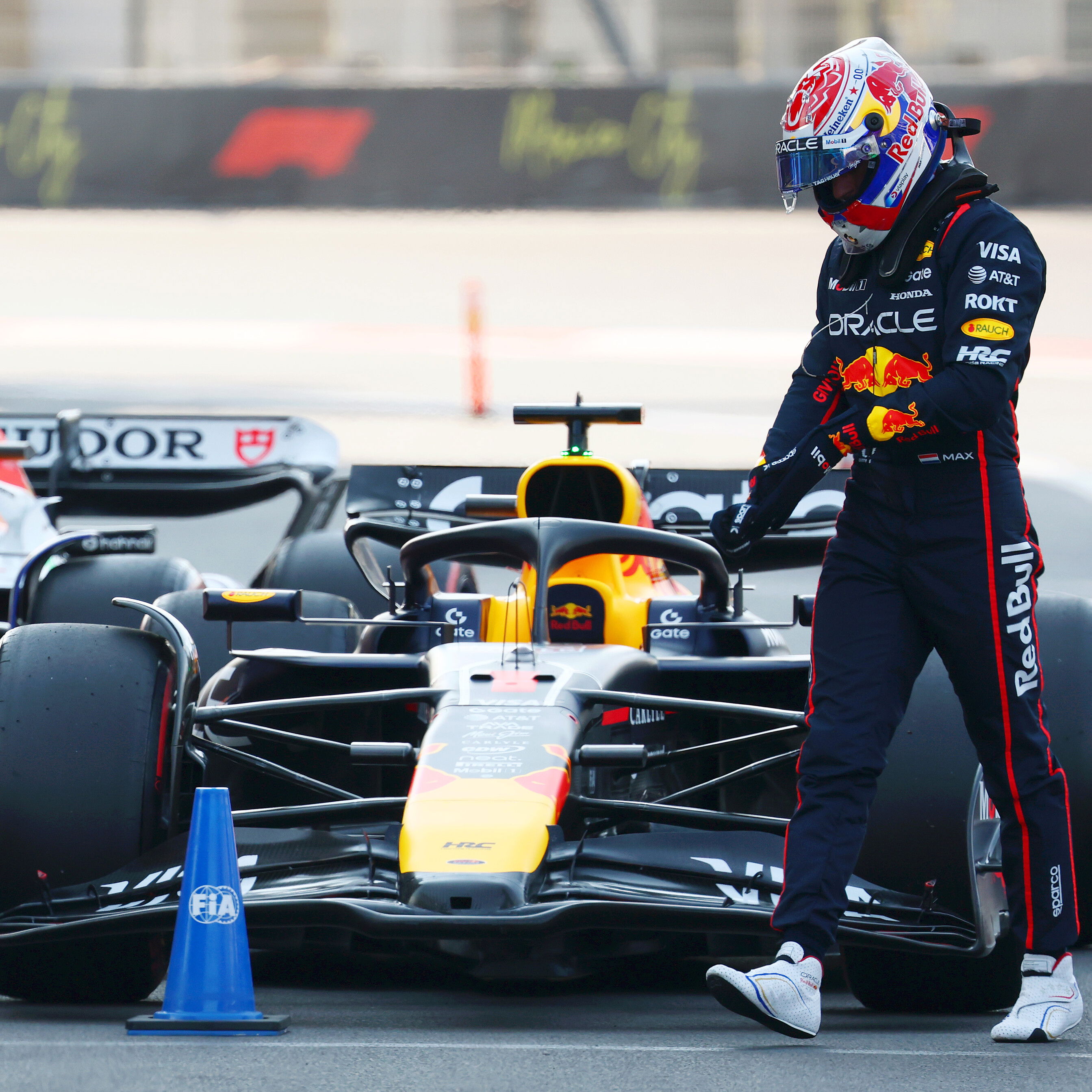 Max Verstappen qualified fifth in Mexico