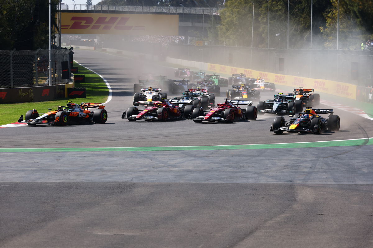 Did Charles Leclerc deserve a penalty for cutting Turn 1 at F1 Mexico GP start?