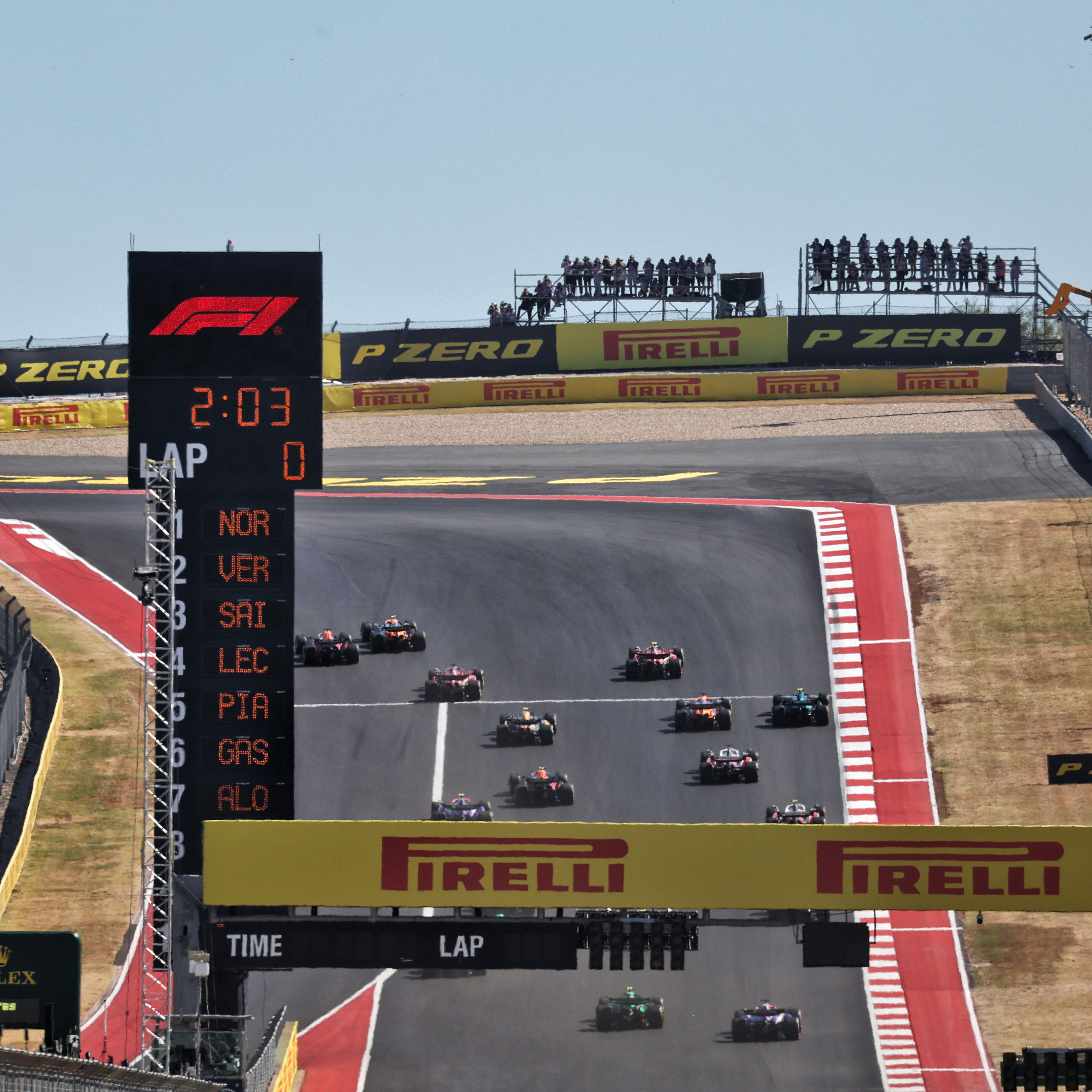 The start of the US GP 2024