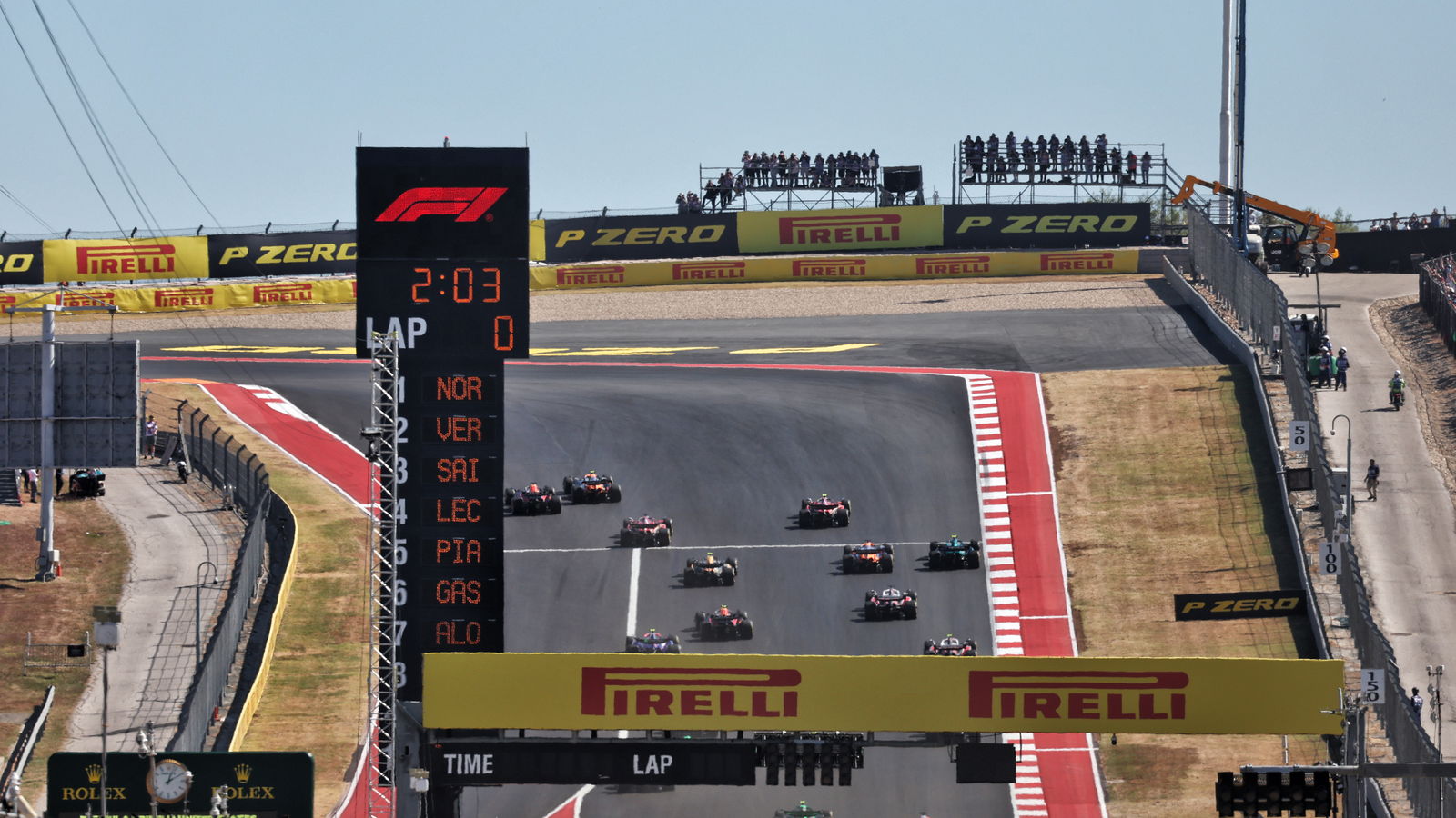The start of the US GP 2024