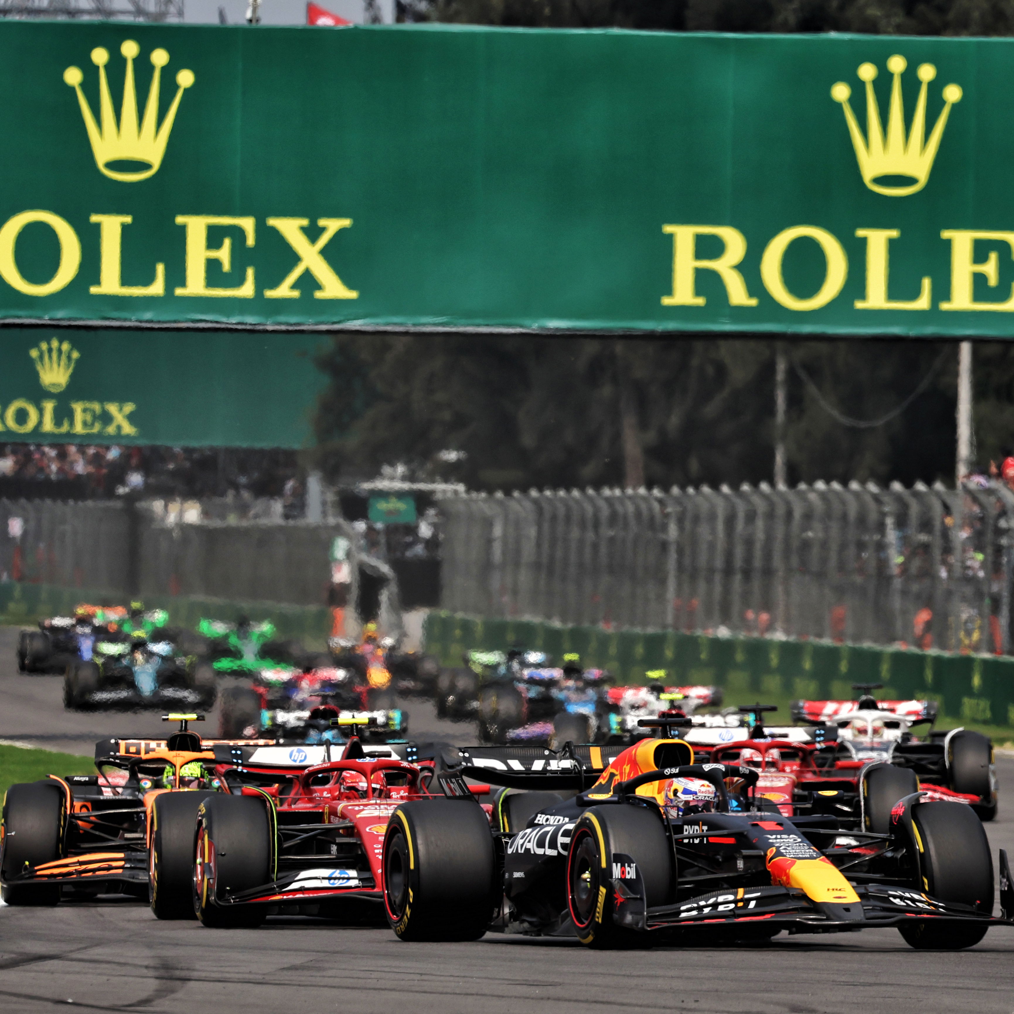 The start of the Mexico City GP 