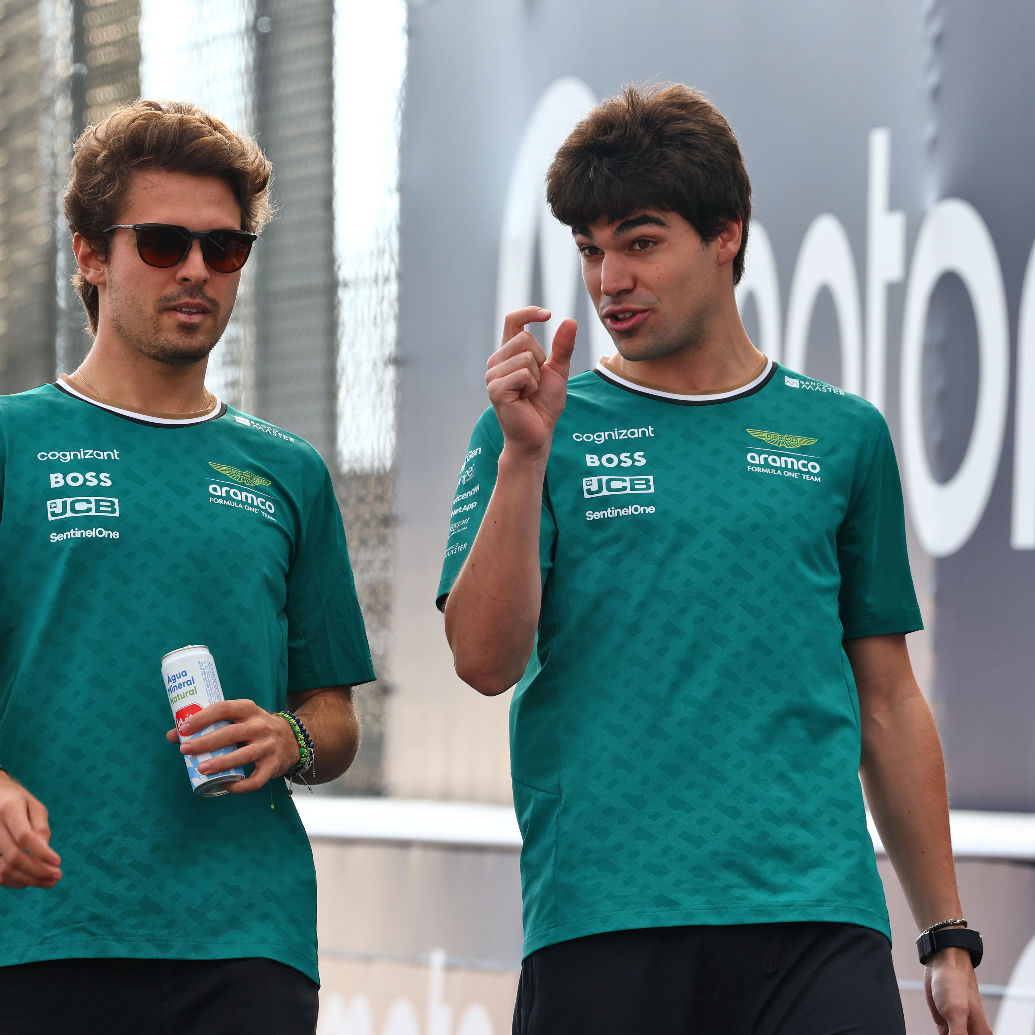 Felipe Drugovich and Lance Stroll 