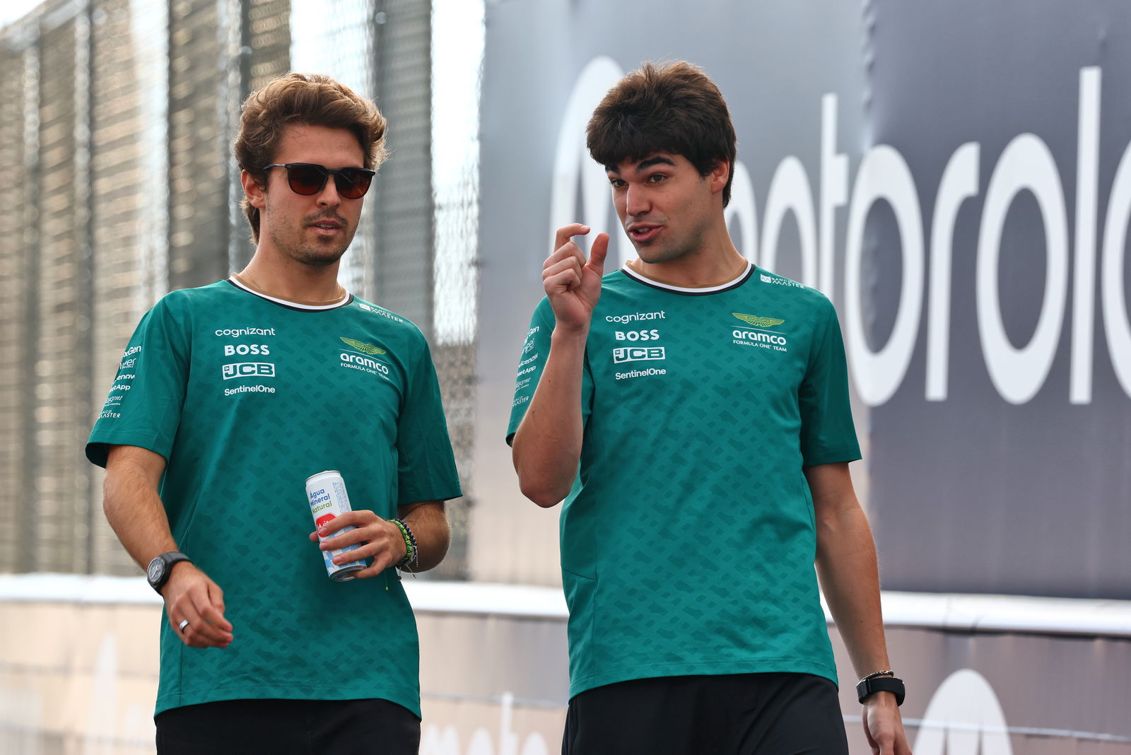 Felipe Drugovich and Lance Stroll 