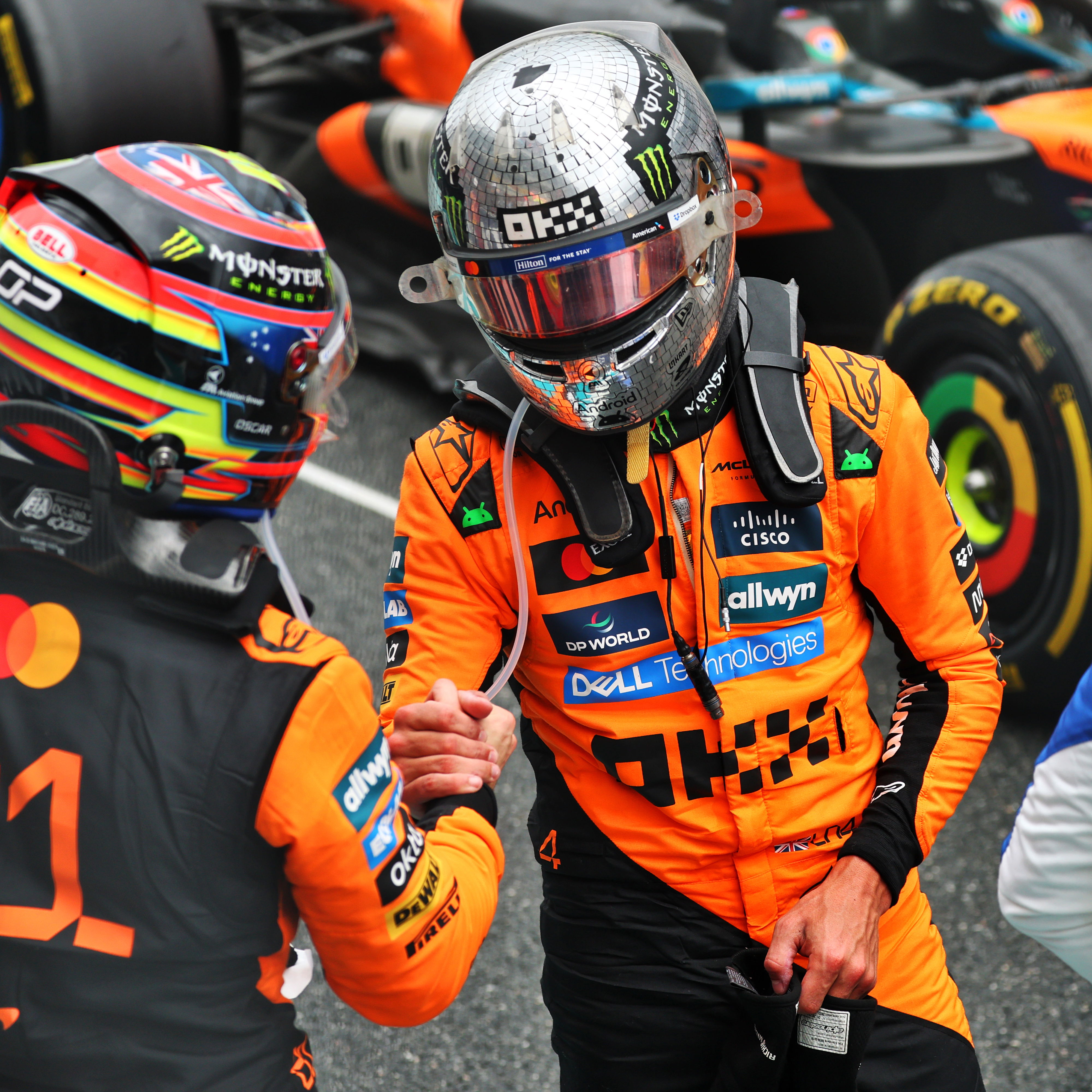 Oscar Piastri and Lando Norris 