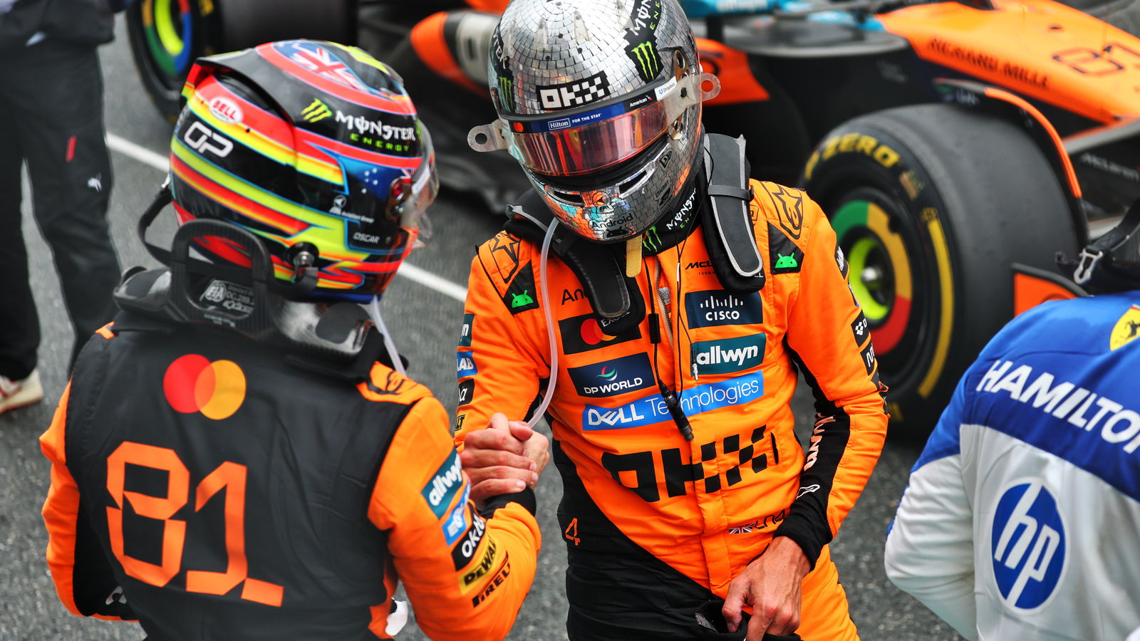 Oscar Piastri and Lando Norris