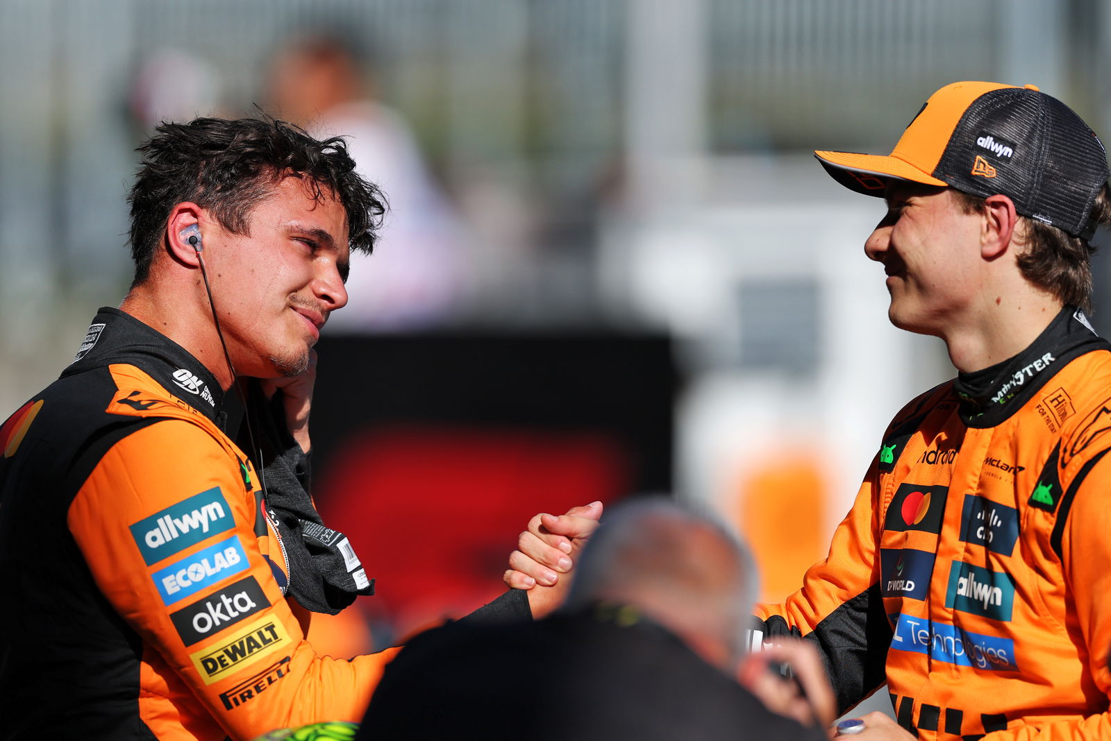Lando Norris and Oscar Piastri 