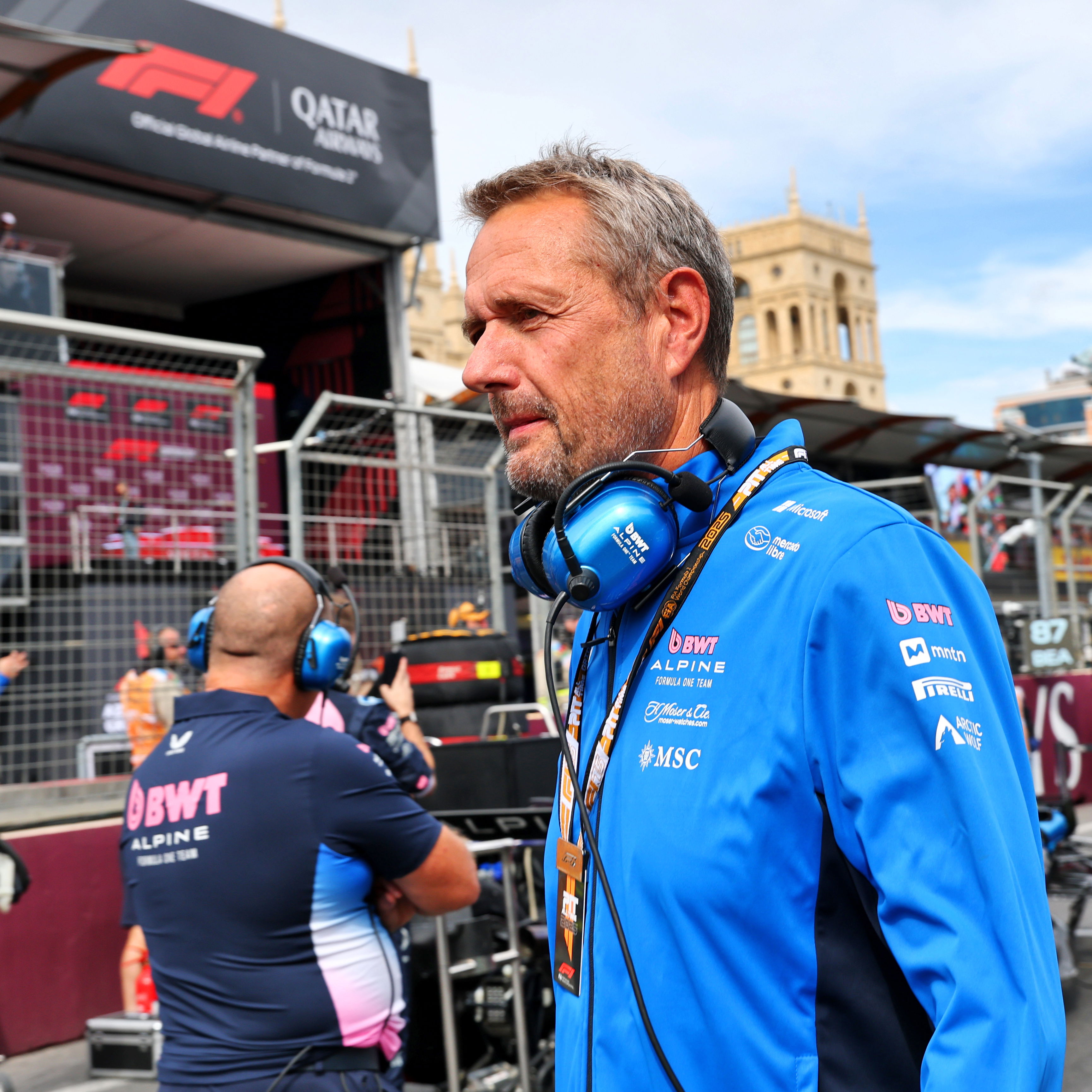 Alpine team manager Steve Nielsen