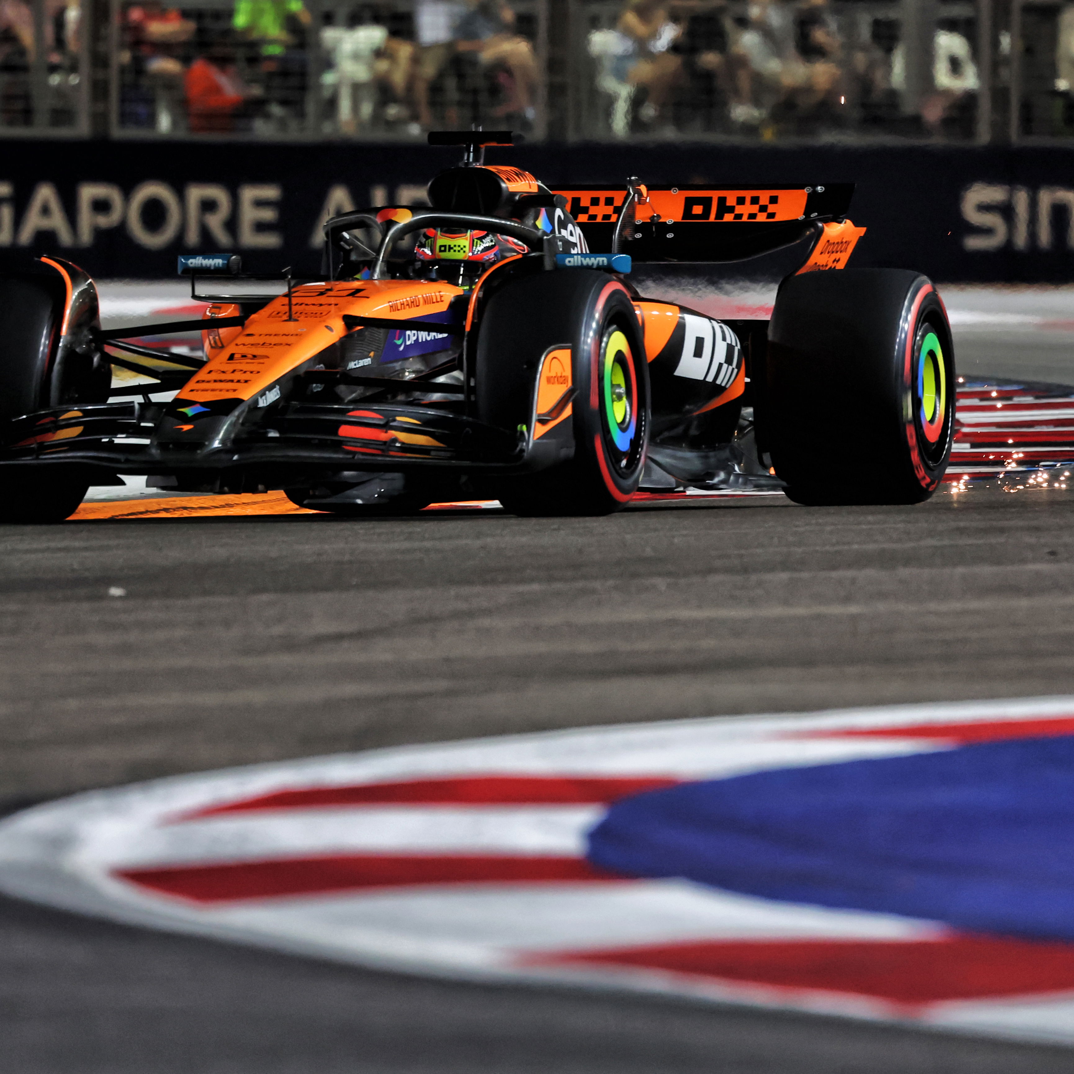 McLaren qualified third and fifth 