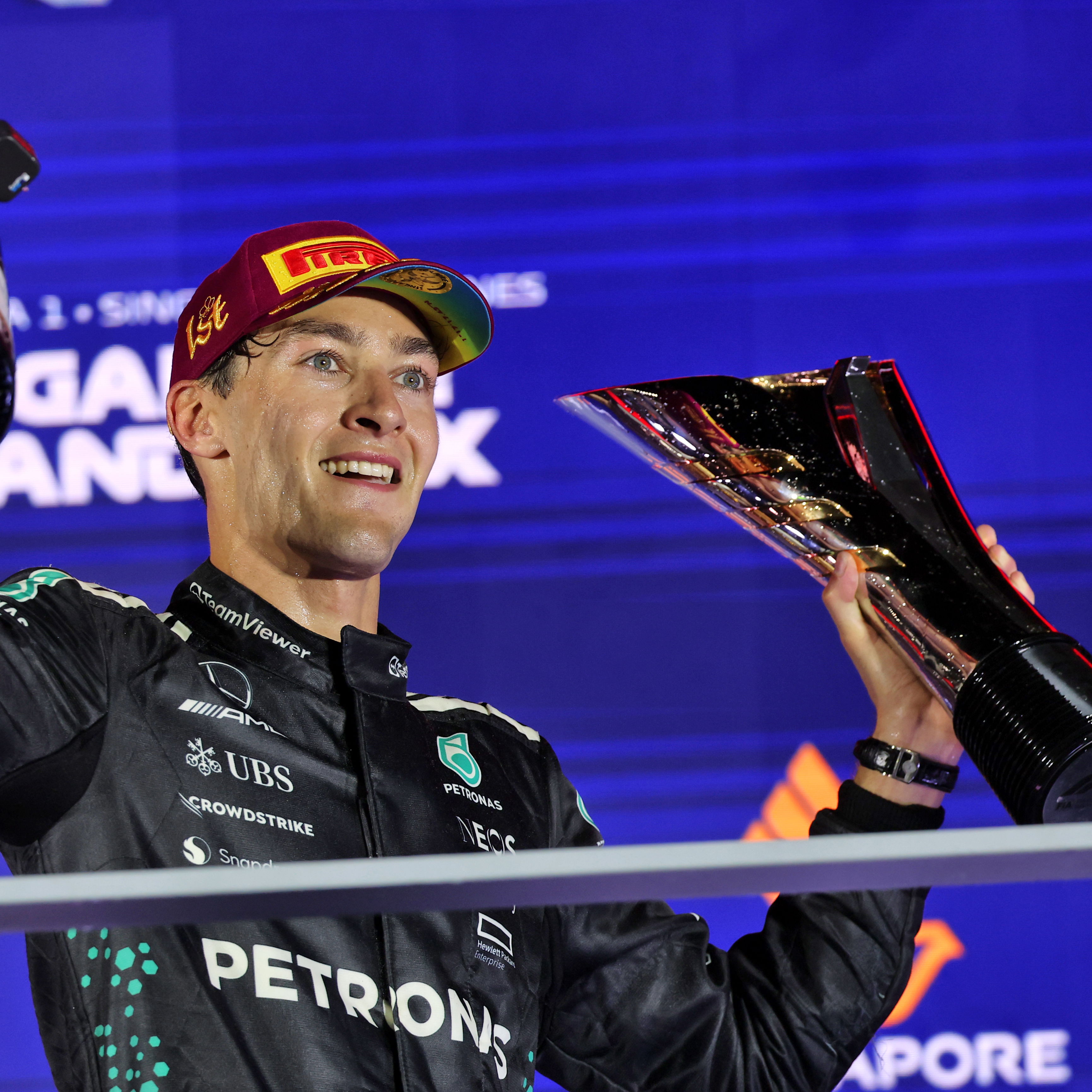 Russell claimed his second win of 2025 in Singapore 