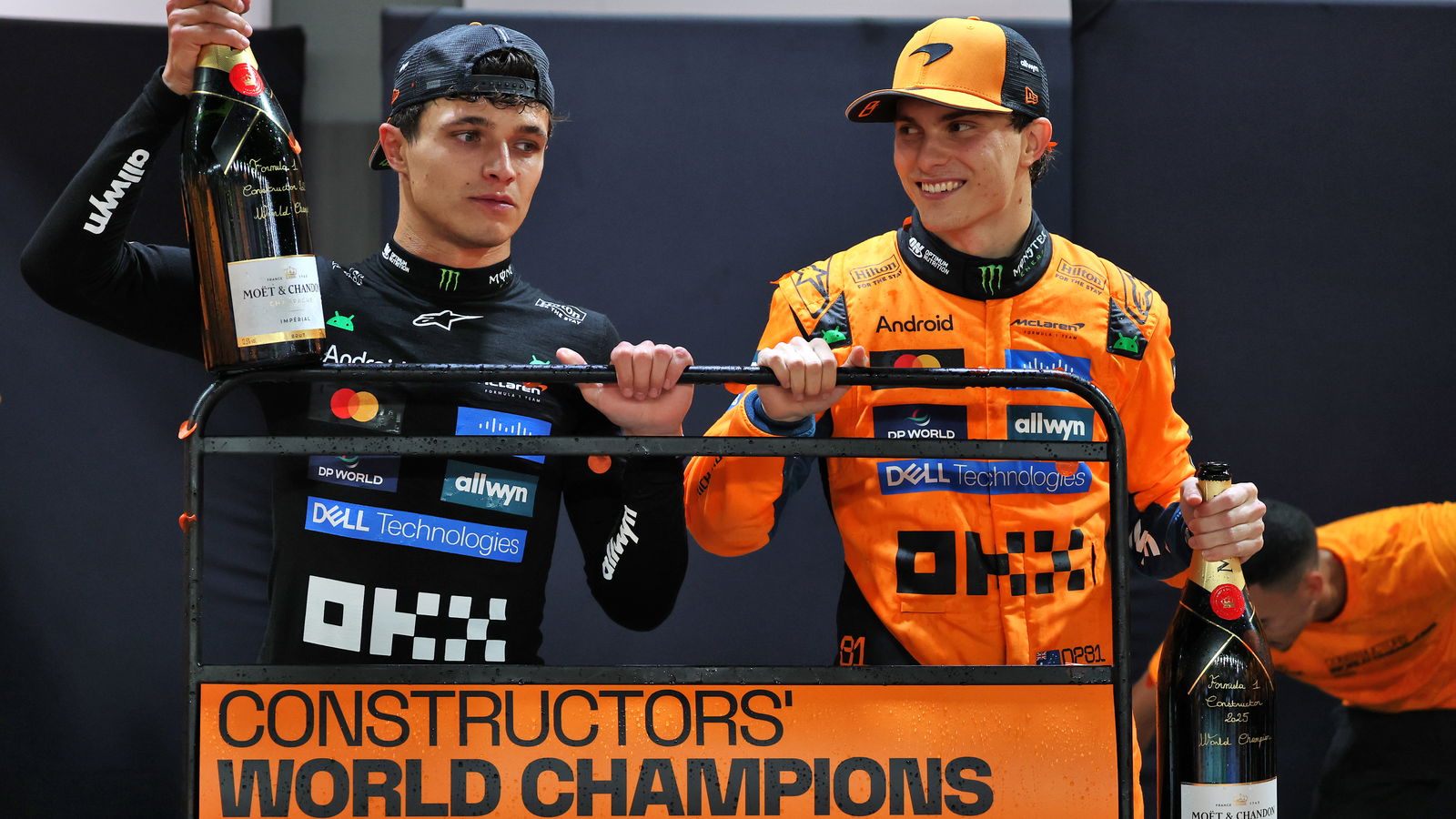 Lando Norris and Oscar Piastri 