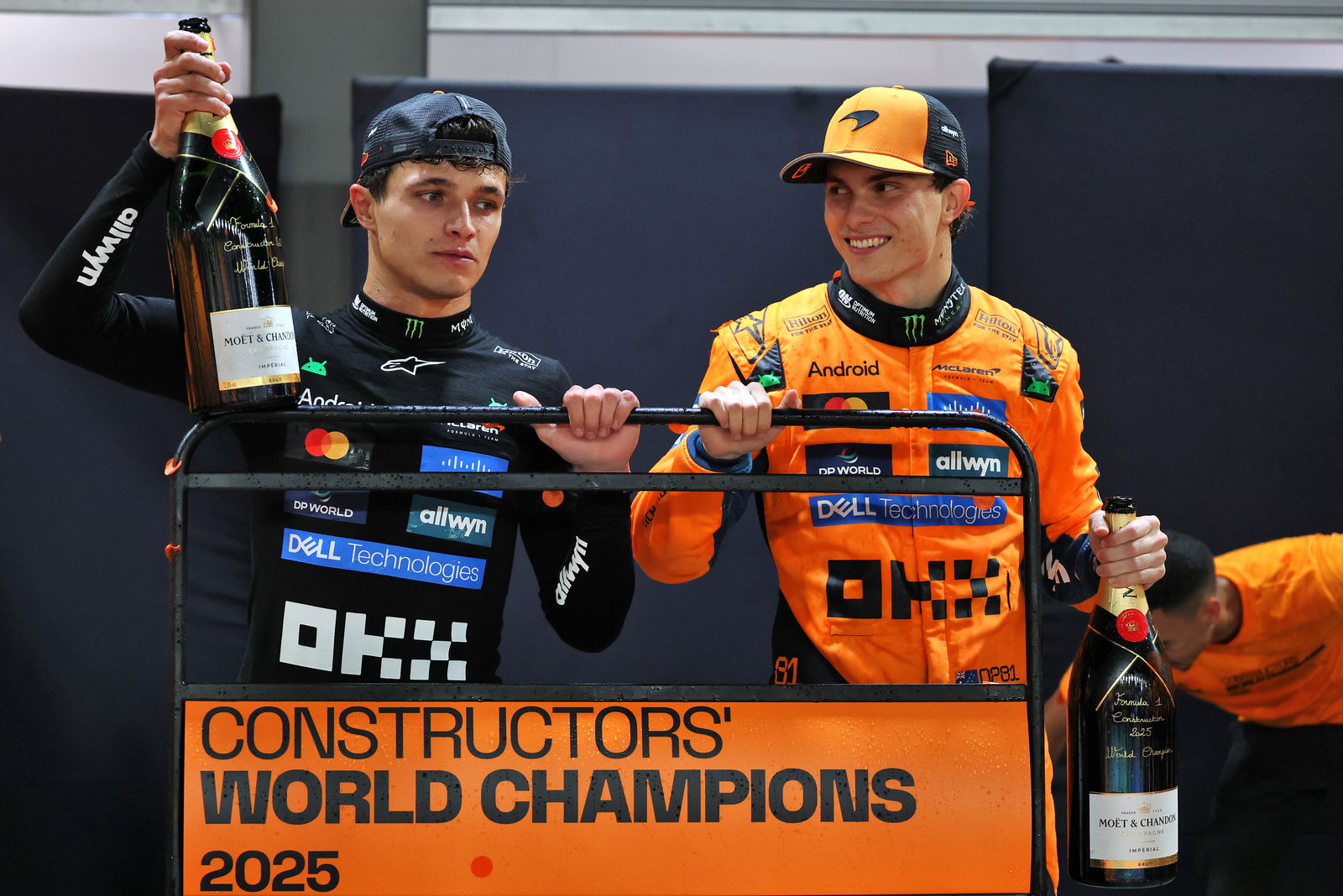 Lando Norris and Oscar Piastri 