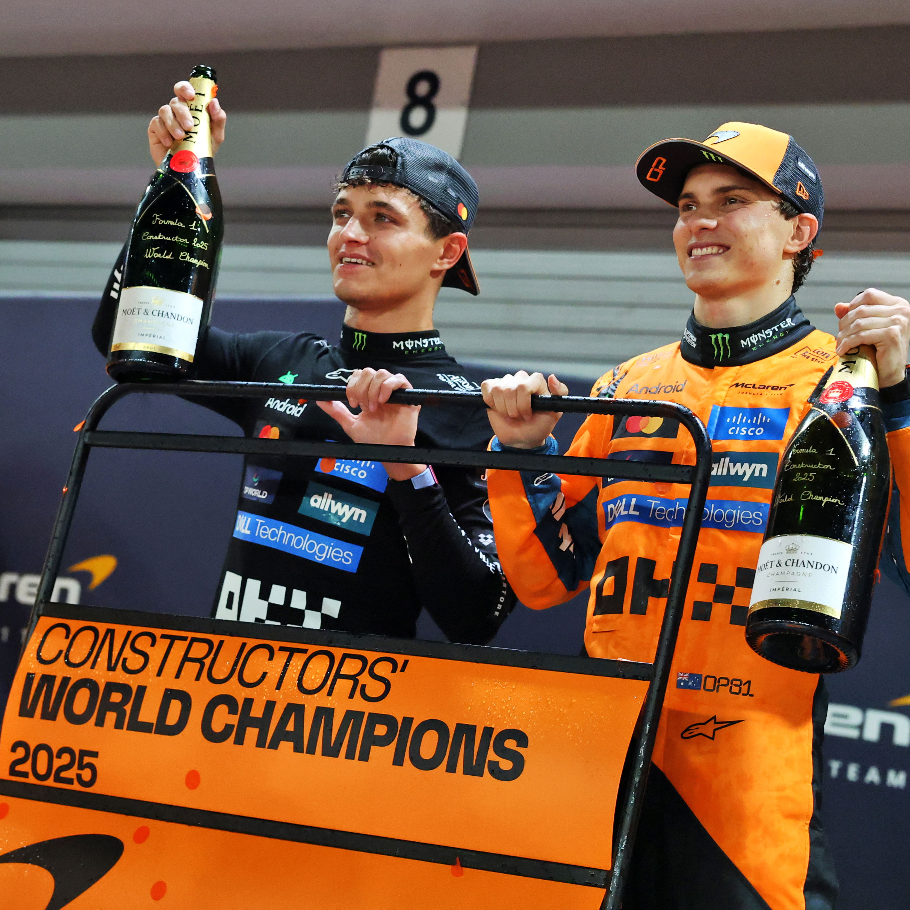 Lando Norris and Oscar Piastri
