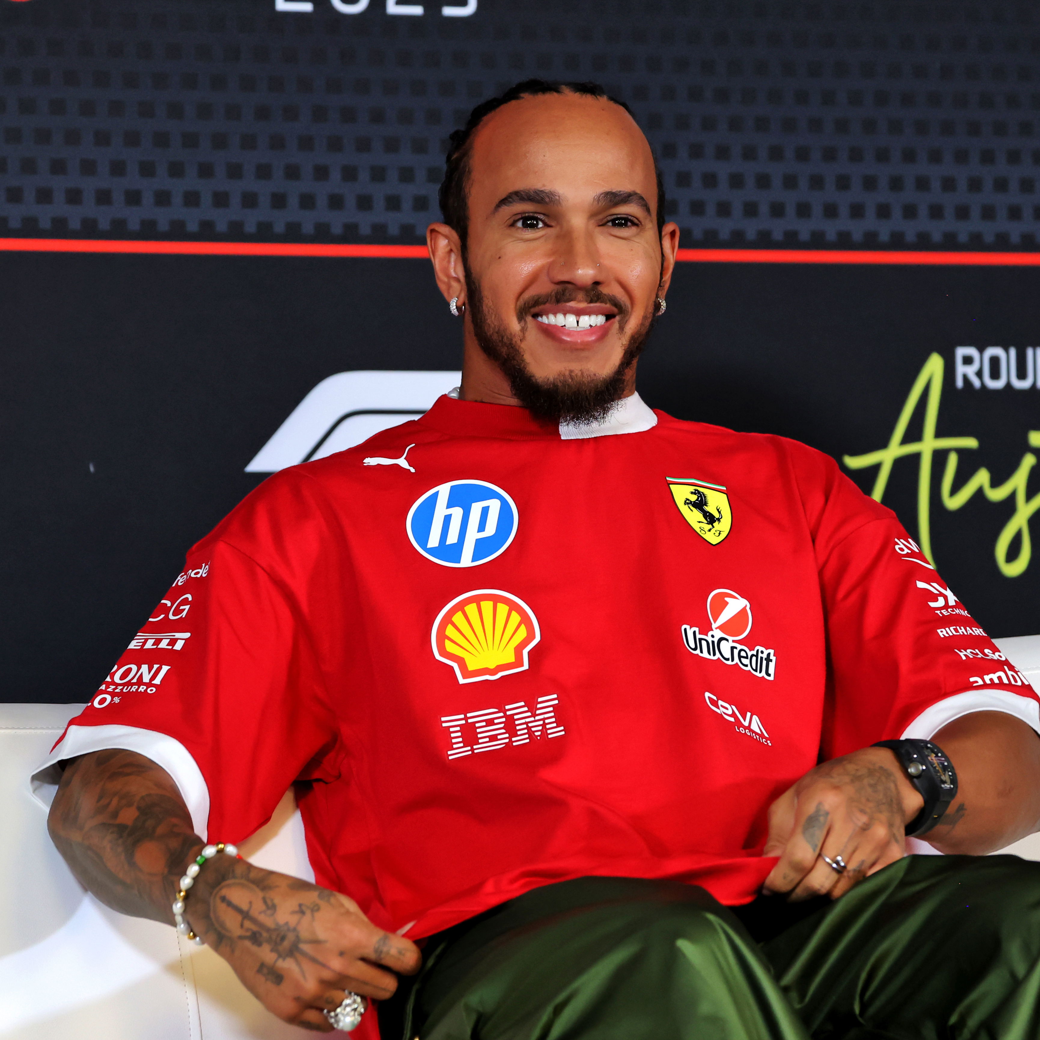Hamilton had a playful dig at his old F1 rival