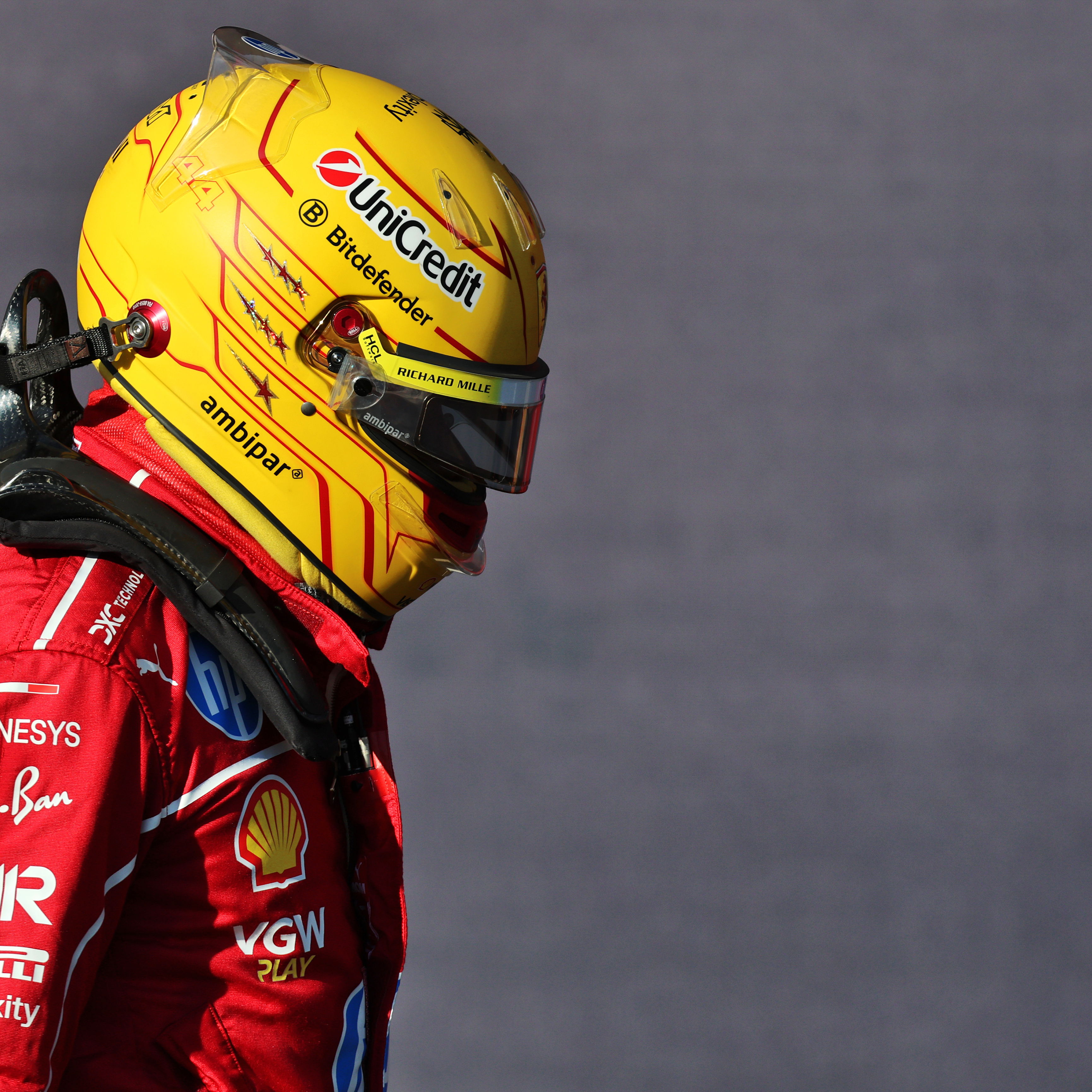 Hamilton outpaced Leclerc but had little to smile about